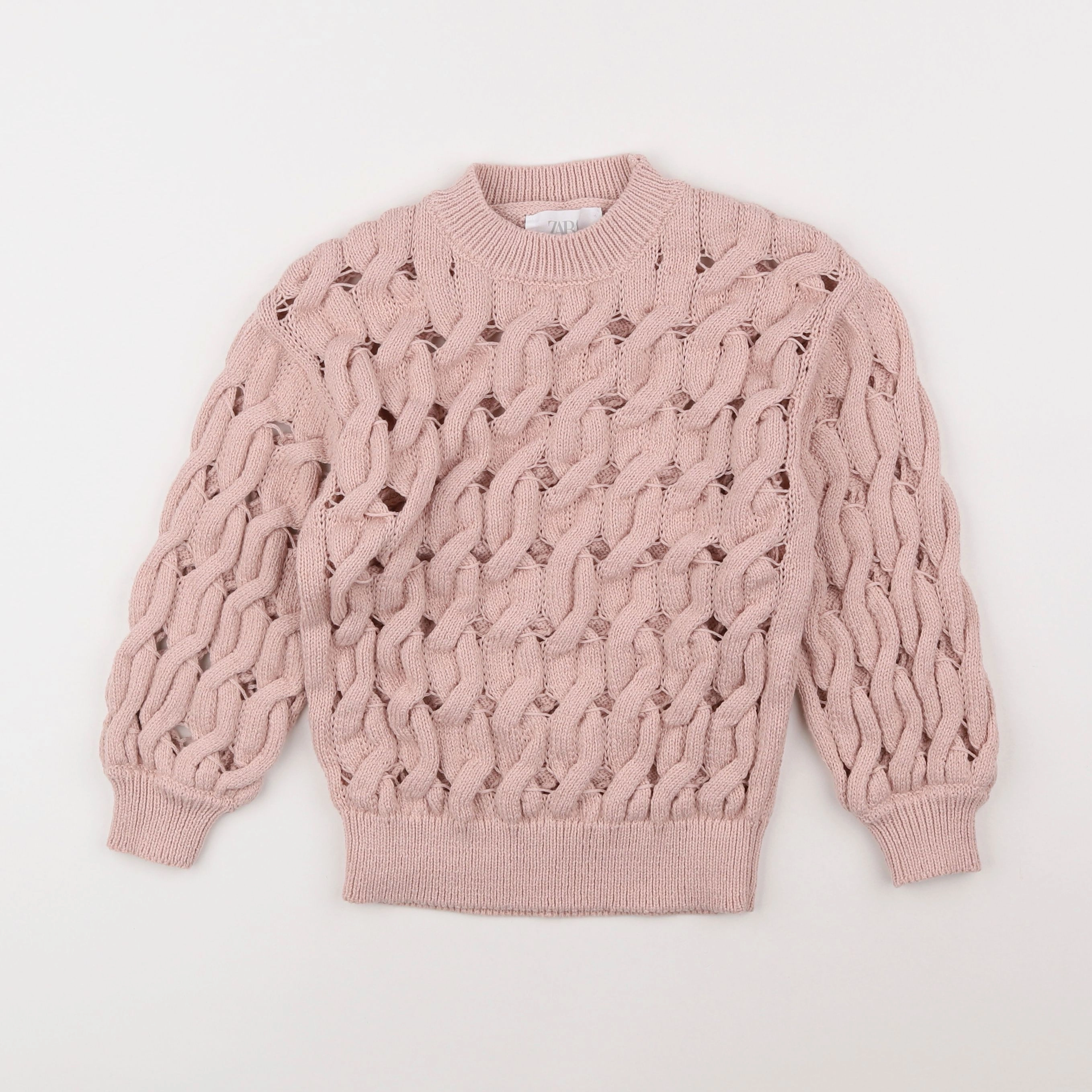 Zara - pull rose - 6/7 ans