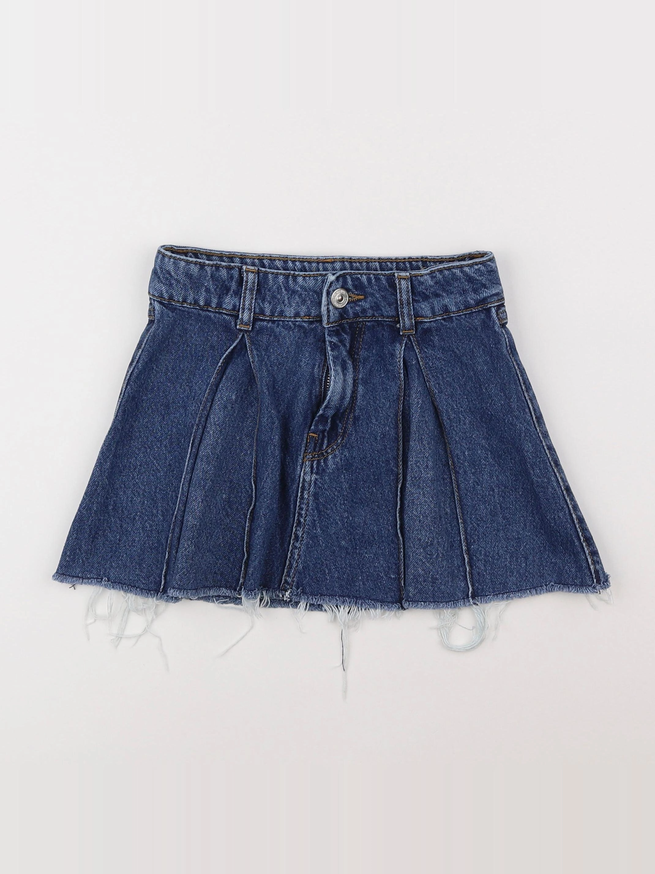 Zara - jupe bleu - 7 ans