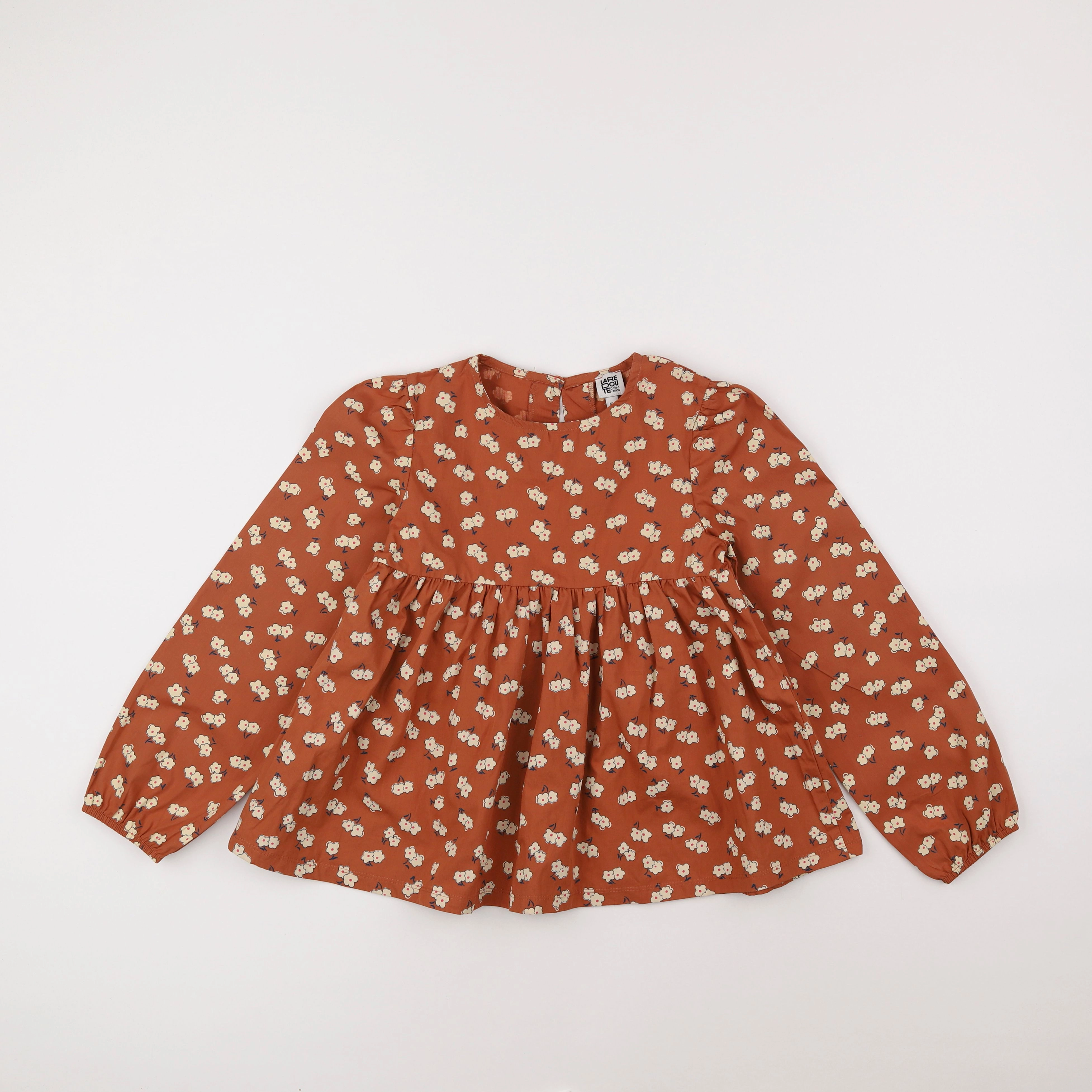 La Redoute - blouse marron - 8 ans