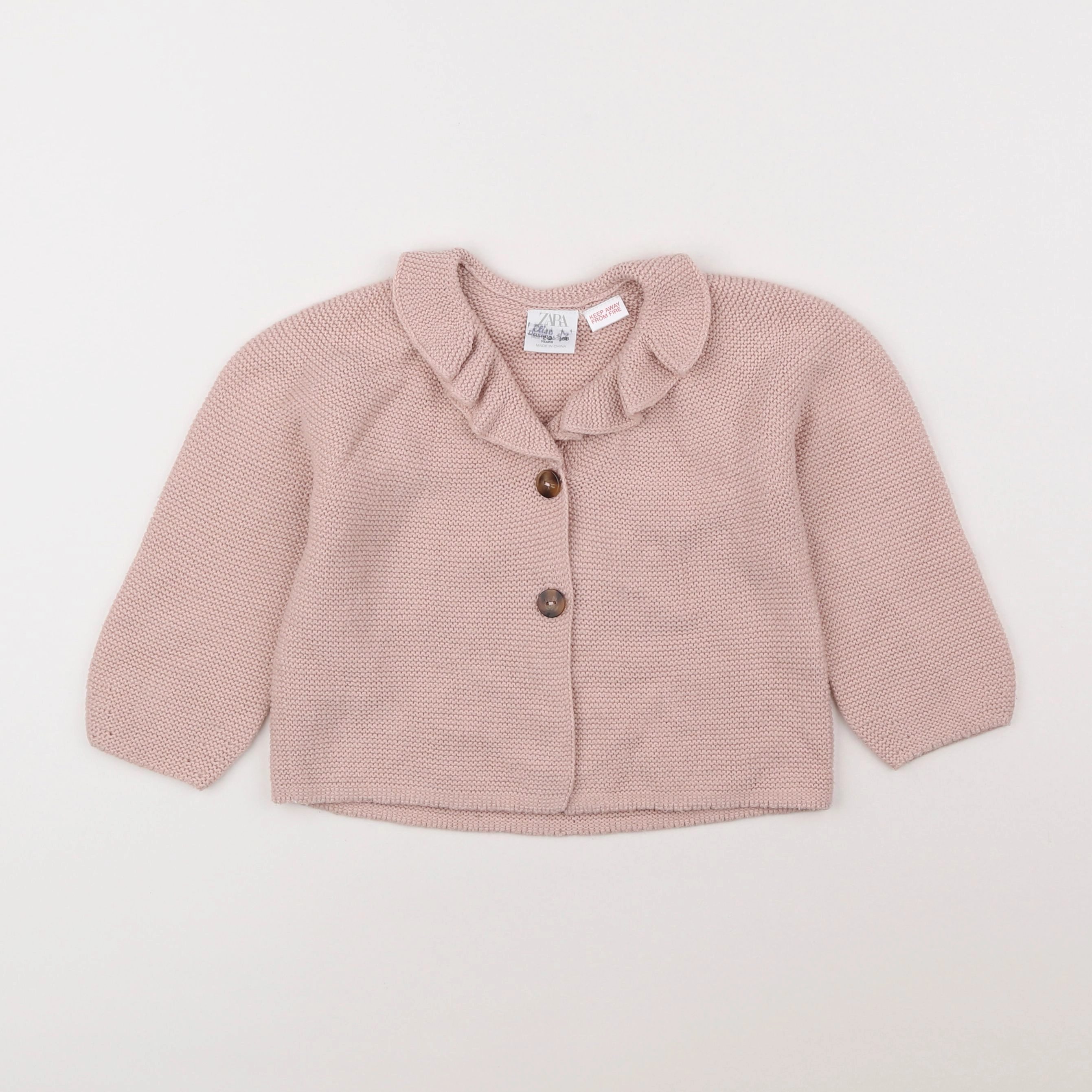 Zara - gilet rose - 2/3 ans