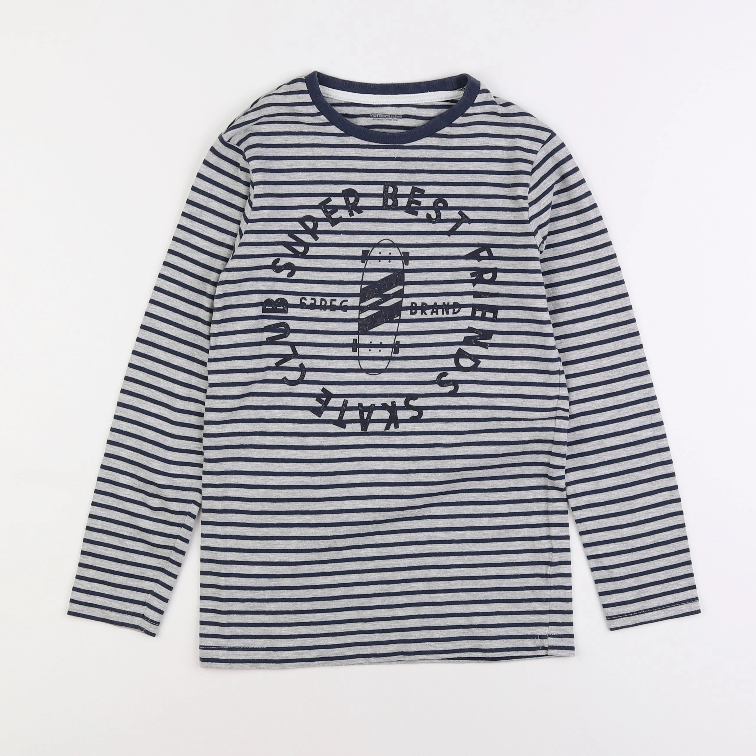 Vertbaudet - tee-shirt bleu - 10 ans