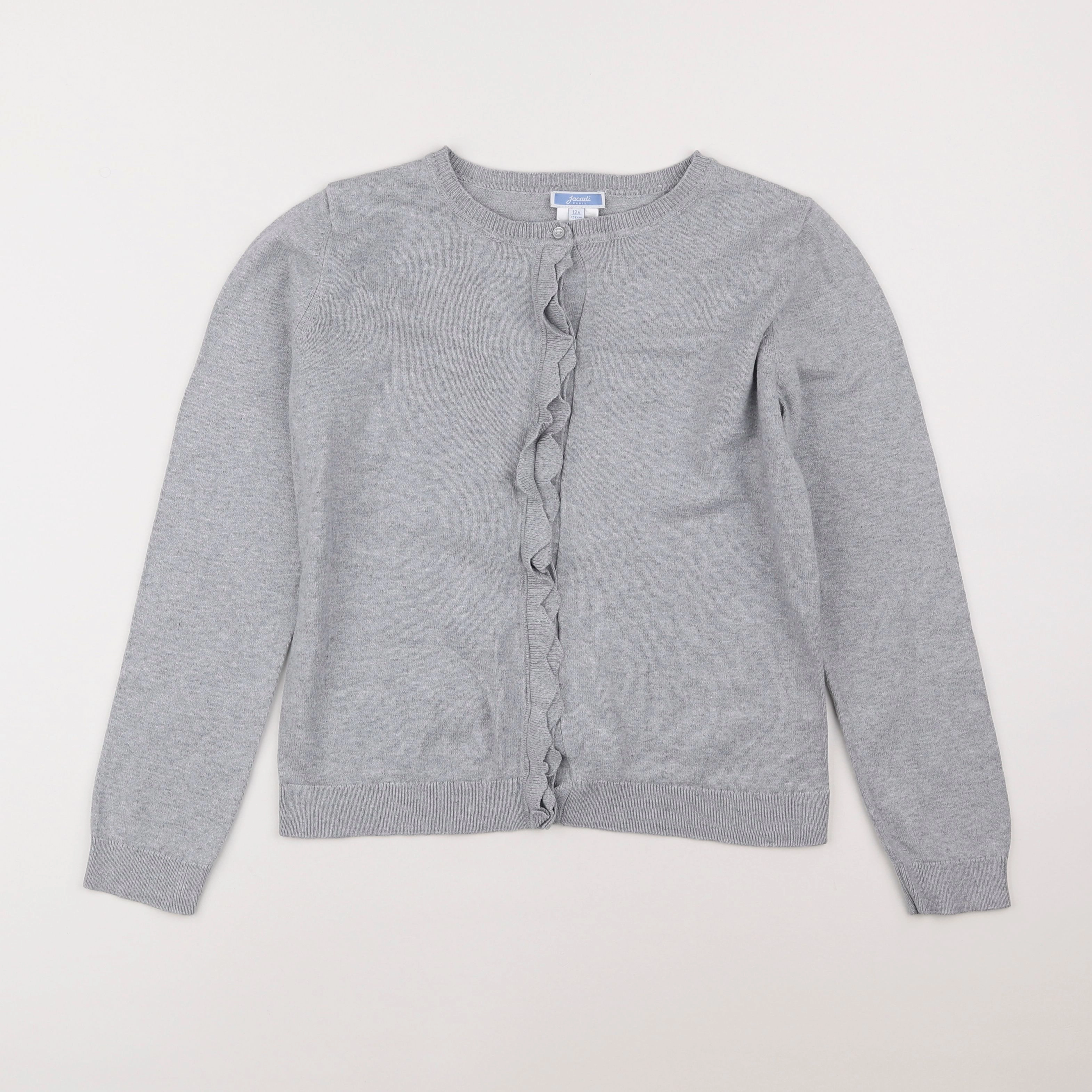 Jacadi - gilet gris - 12 ans