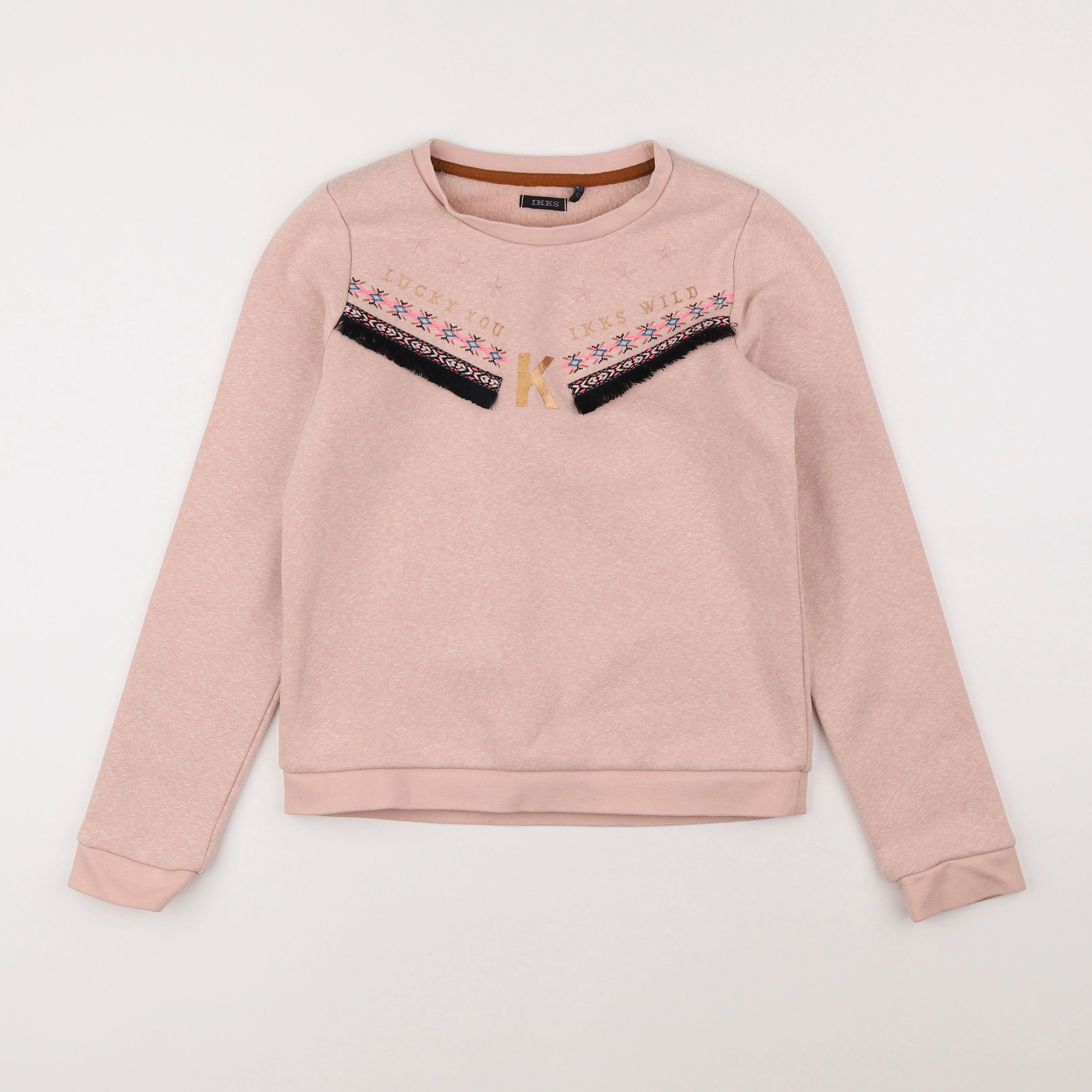 IKKS - sweat rose - 12 ans