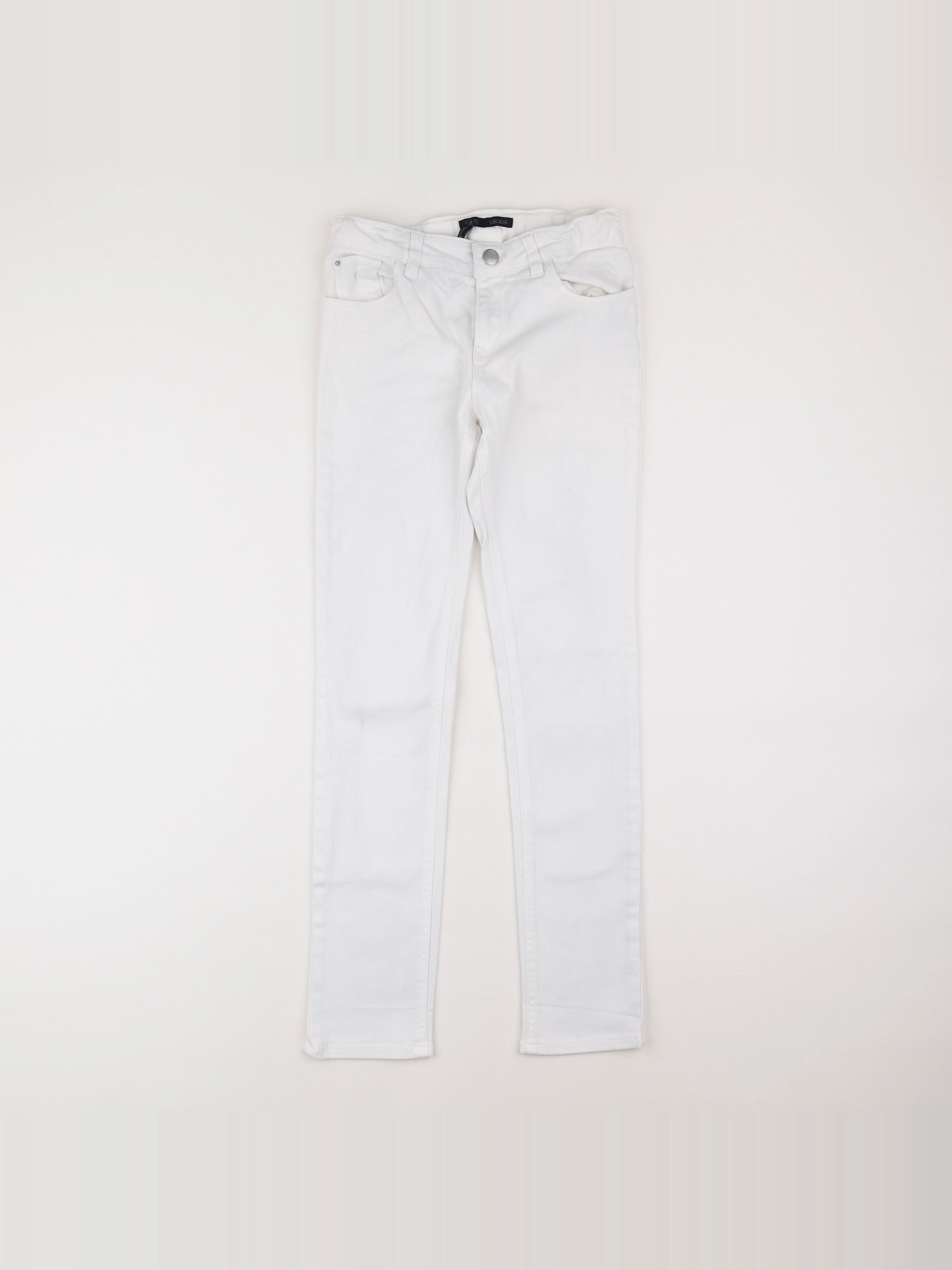 IKKS - jean blanc - 12 ans