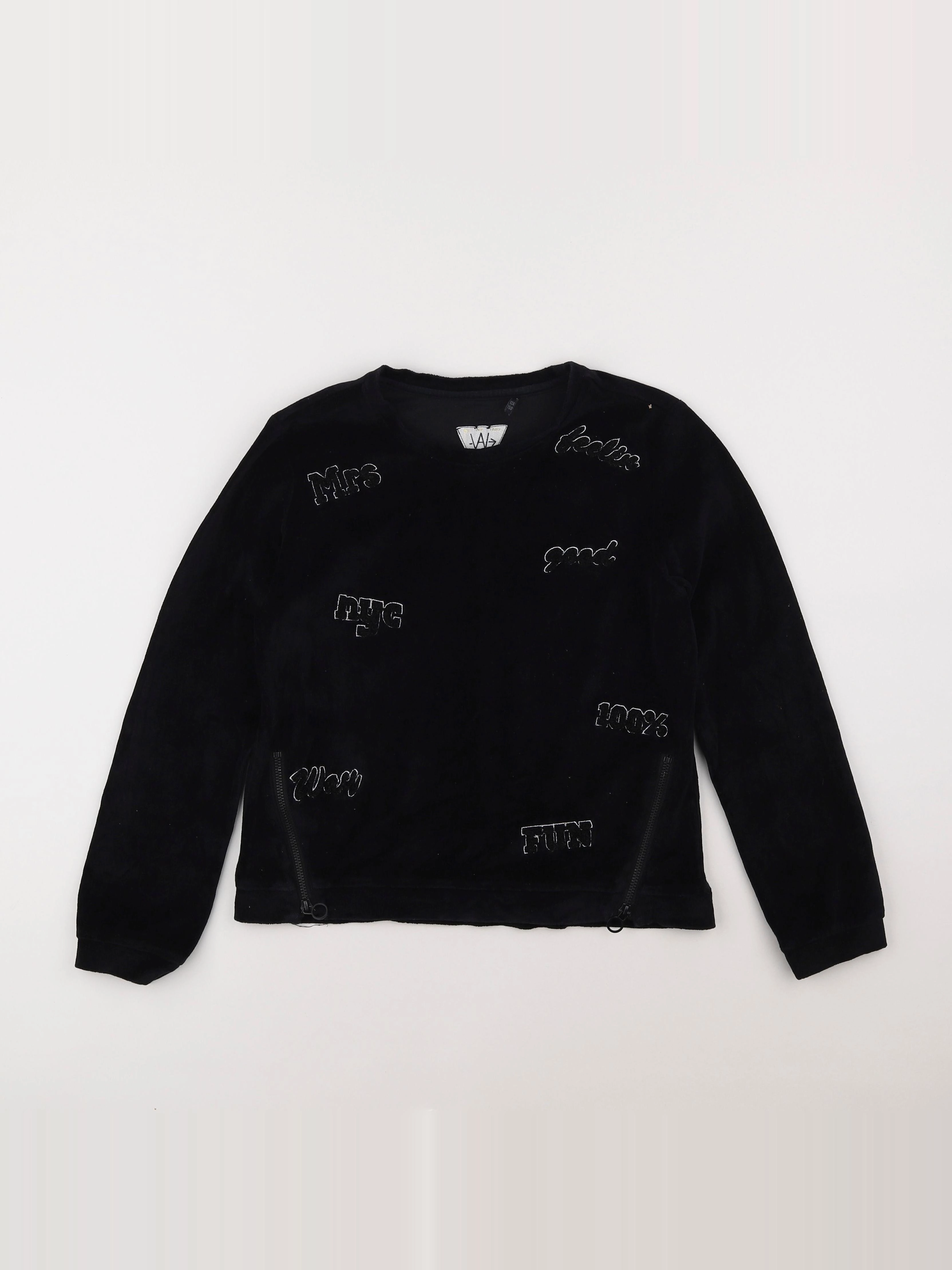 IKKS - polaire noir - 12 ans