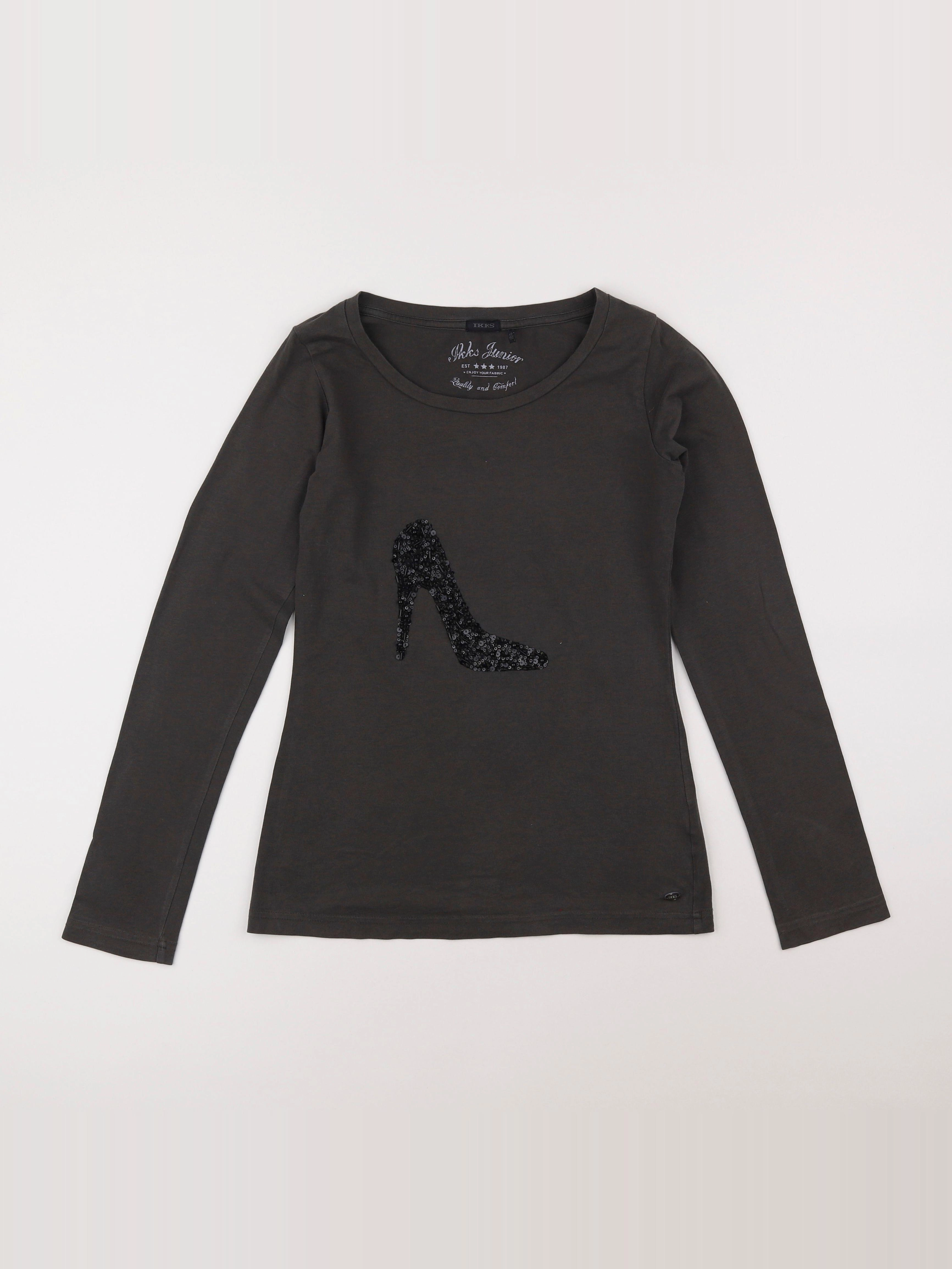 IKKS - tee-shirt gris - 12 ans