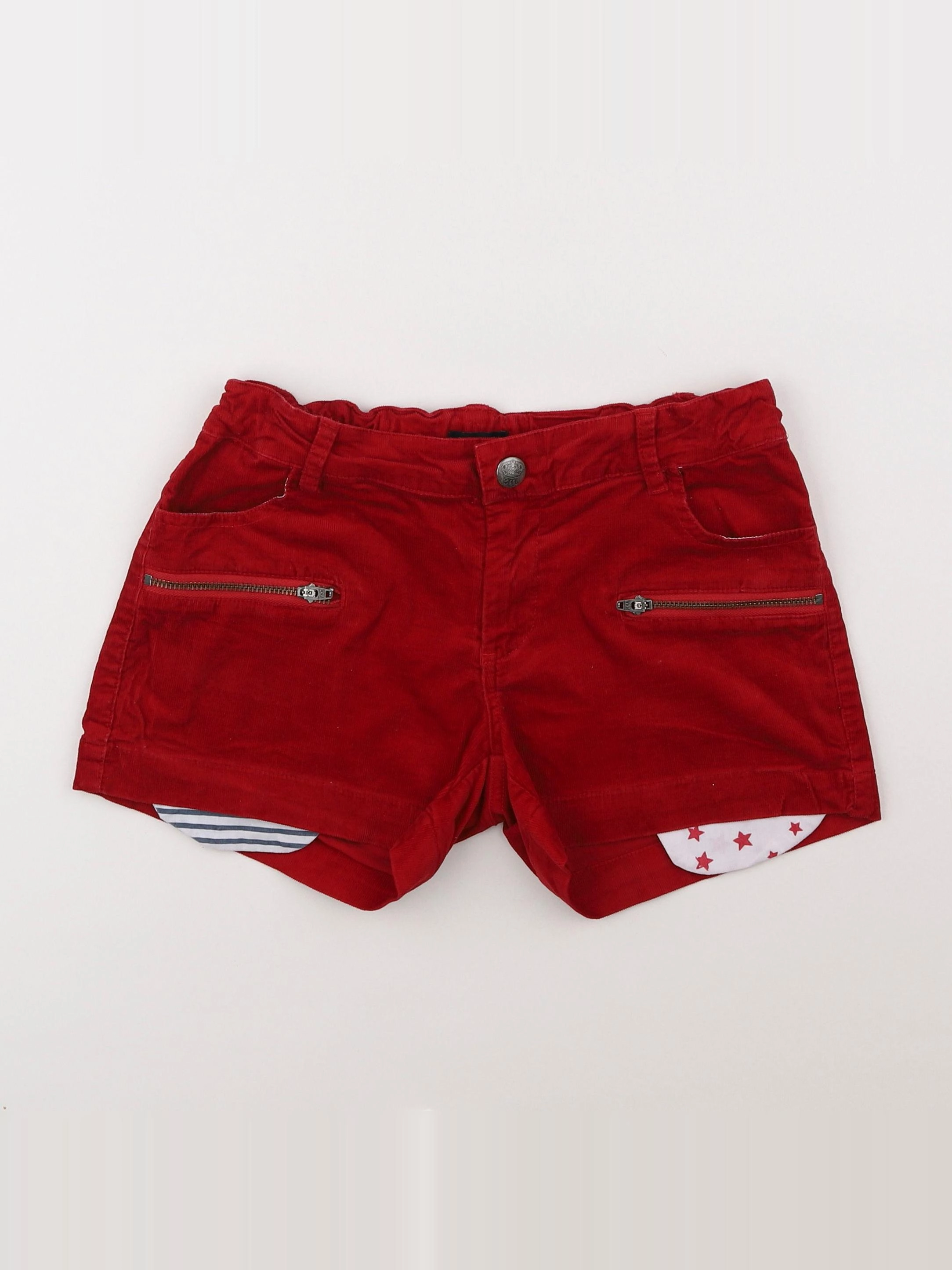 IKKS - short rouge - 12 ans
