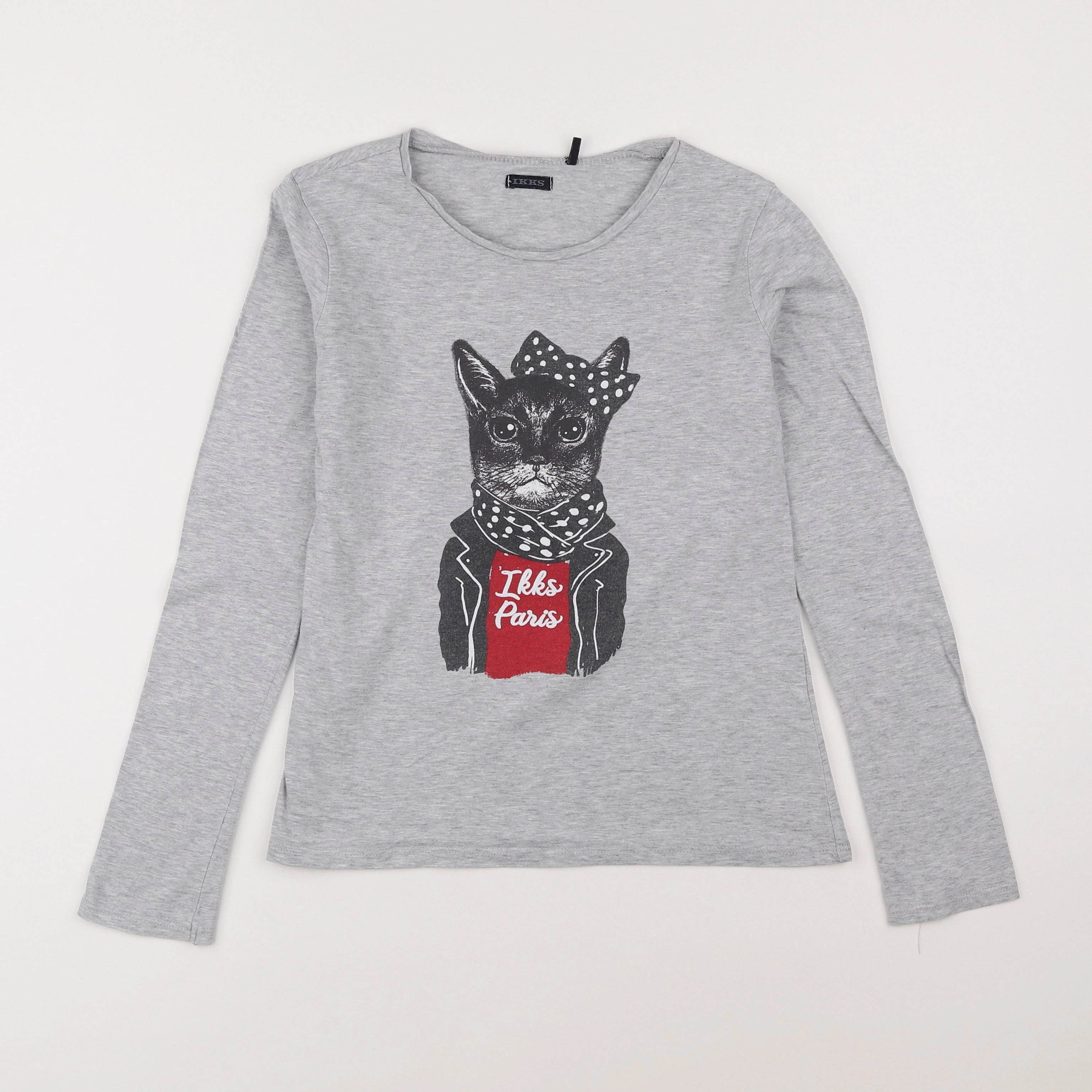 IKKS - tee-shirt gris - 12 ans
