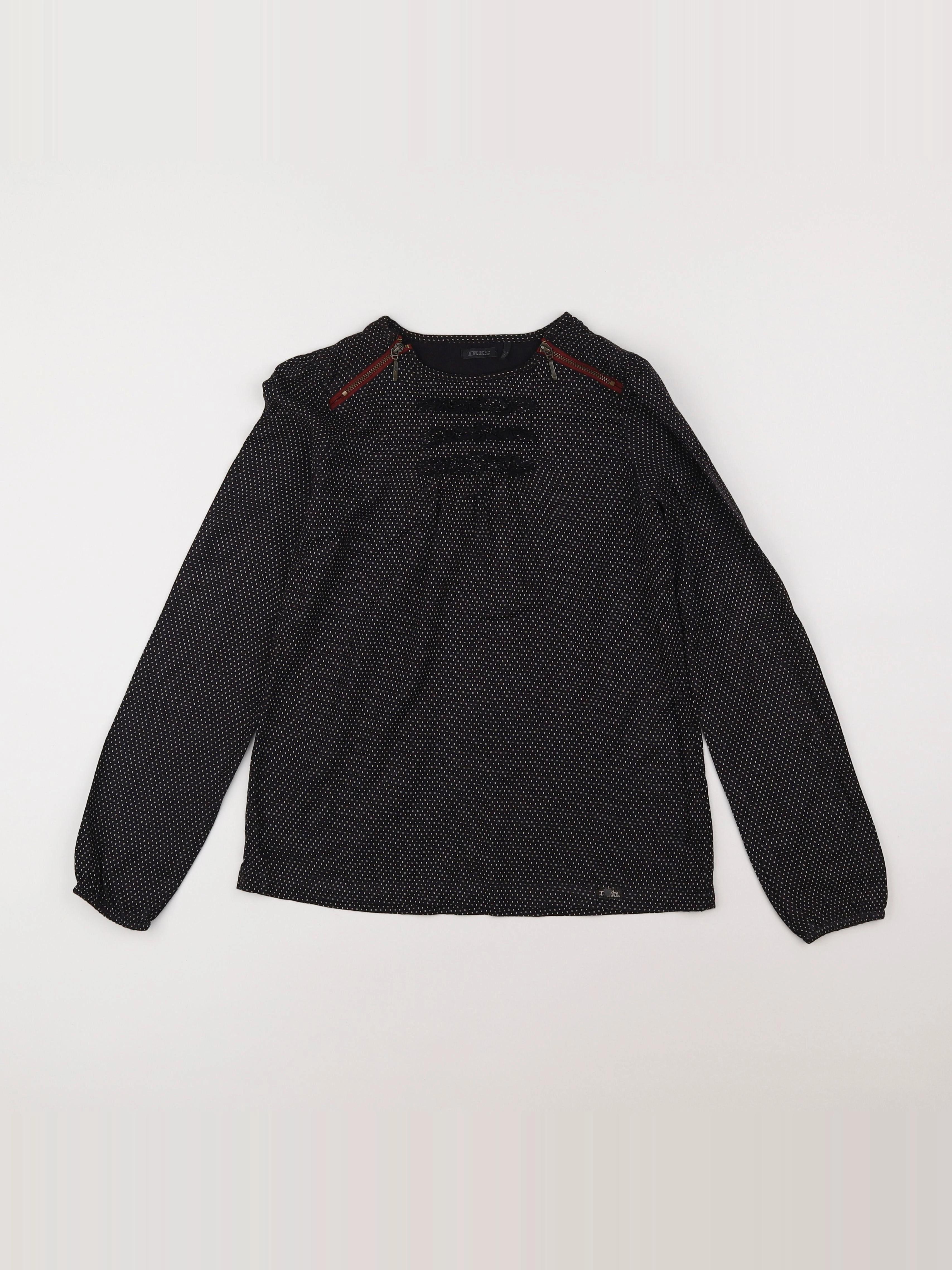IKKS - blouse noir - 12 ans
