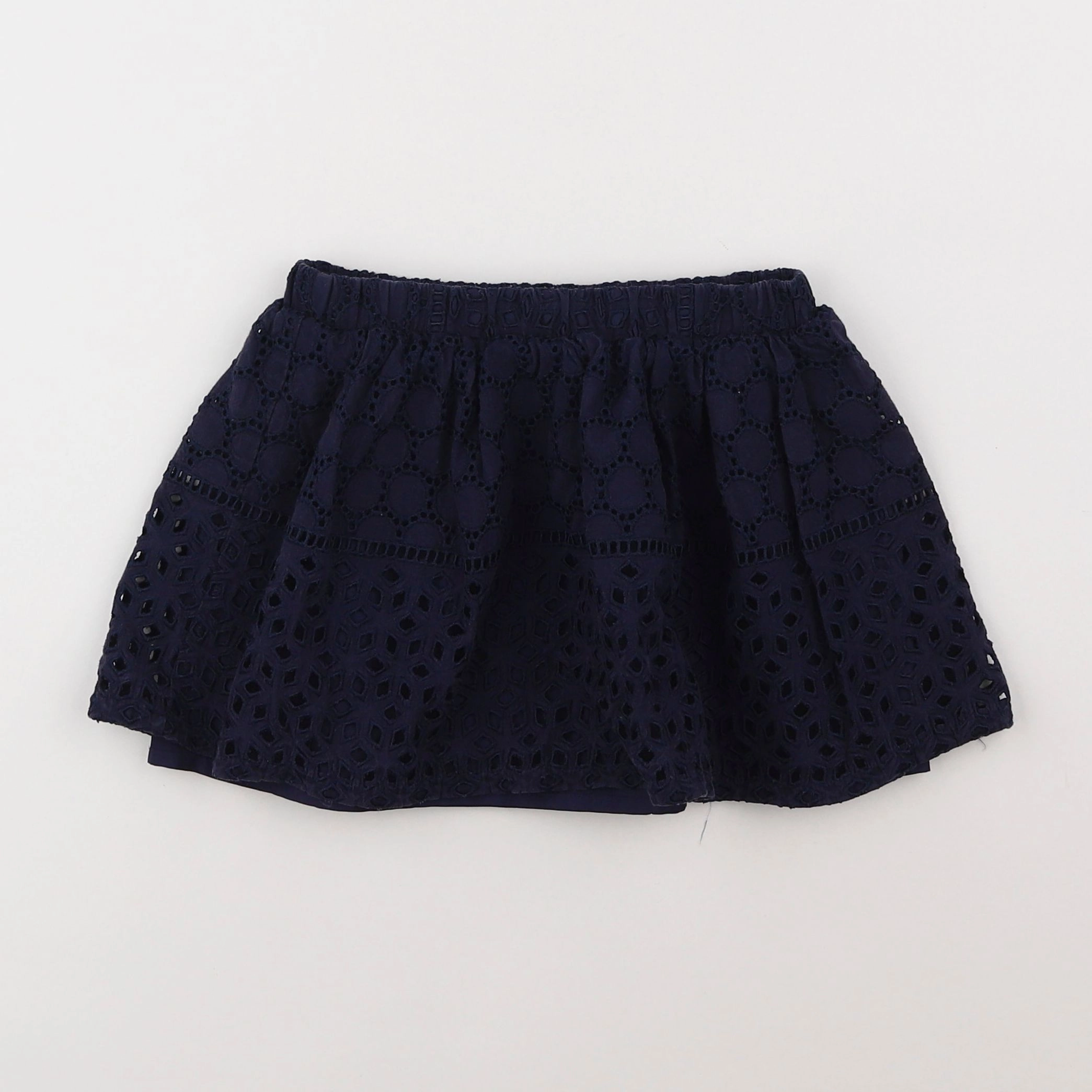 H&M - jupe bleu - 3/4 ans