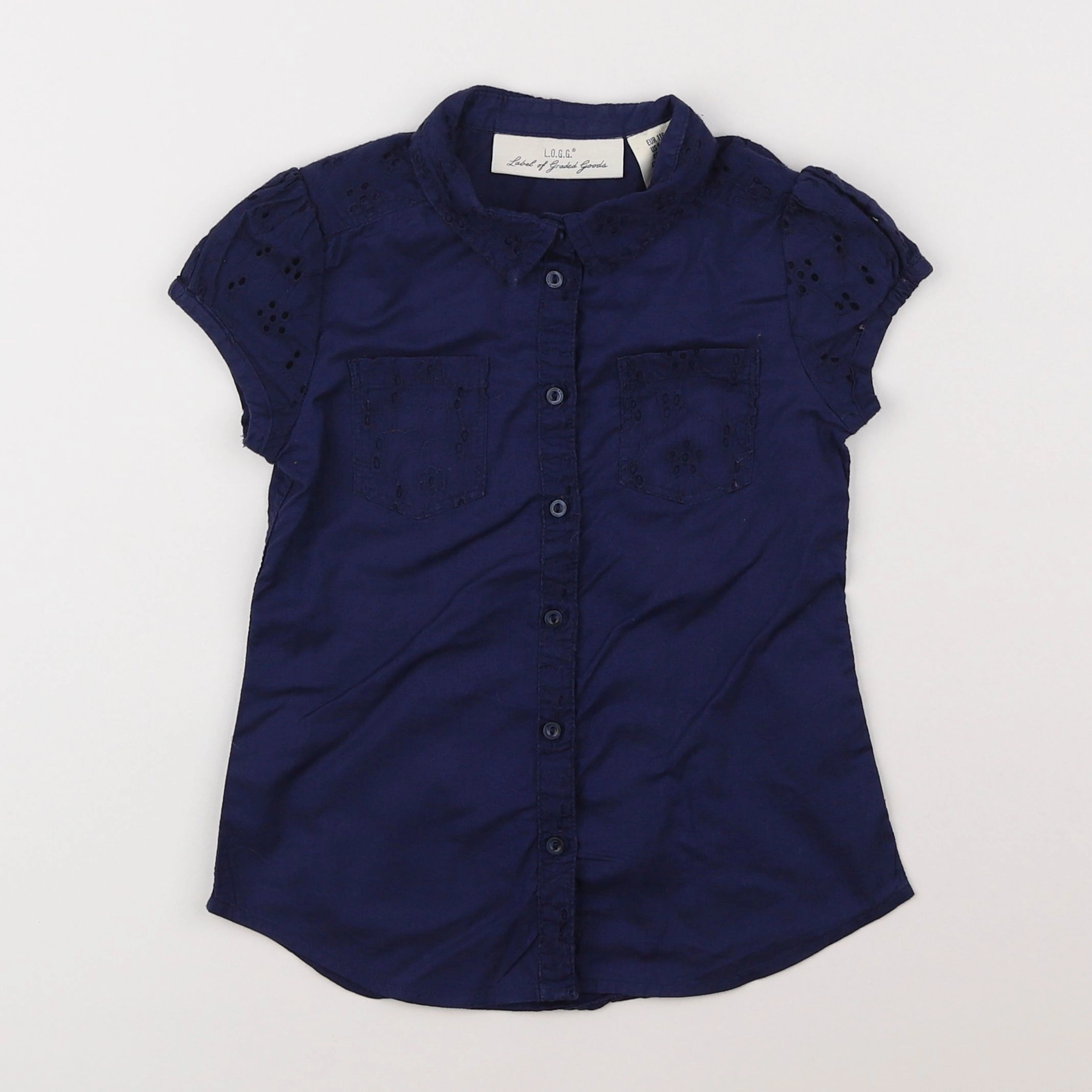 H&M - chemise bleu - 5/6 ans