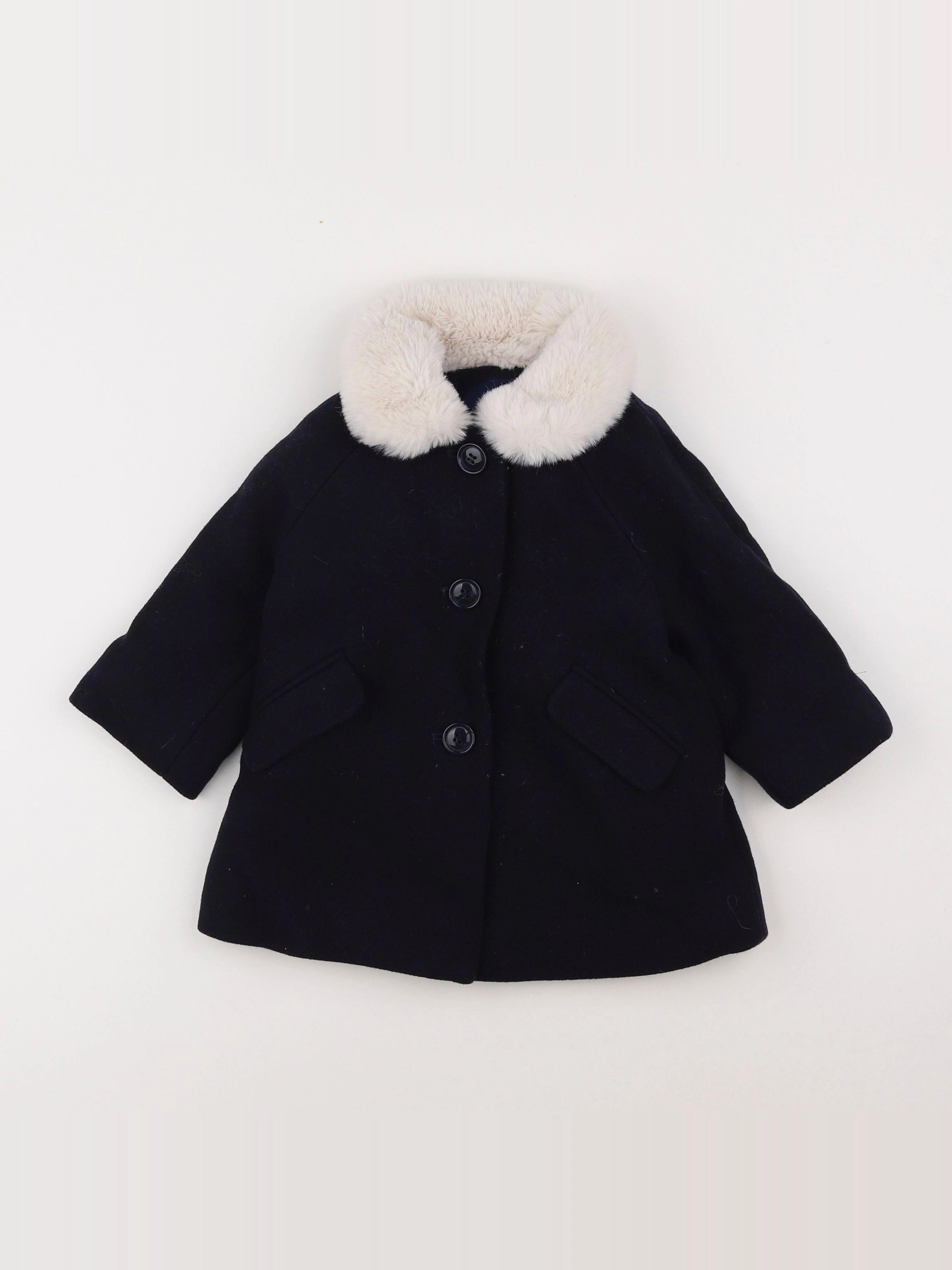 Jacadi - manteau bleu - 18 mois