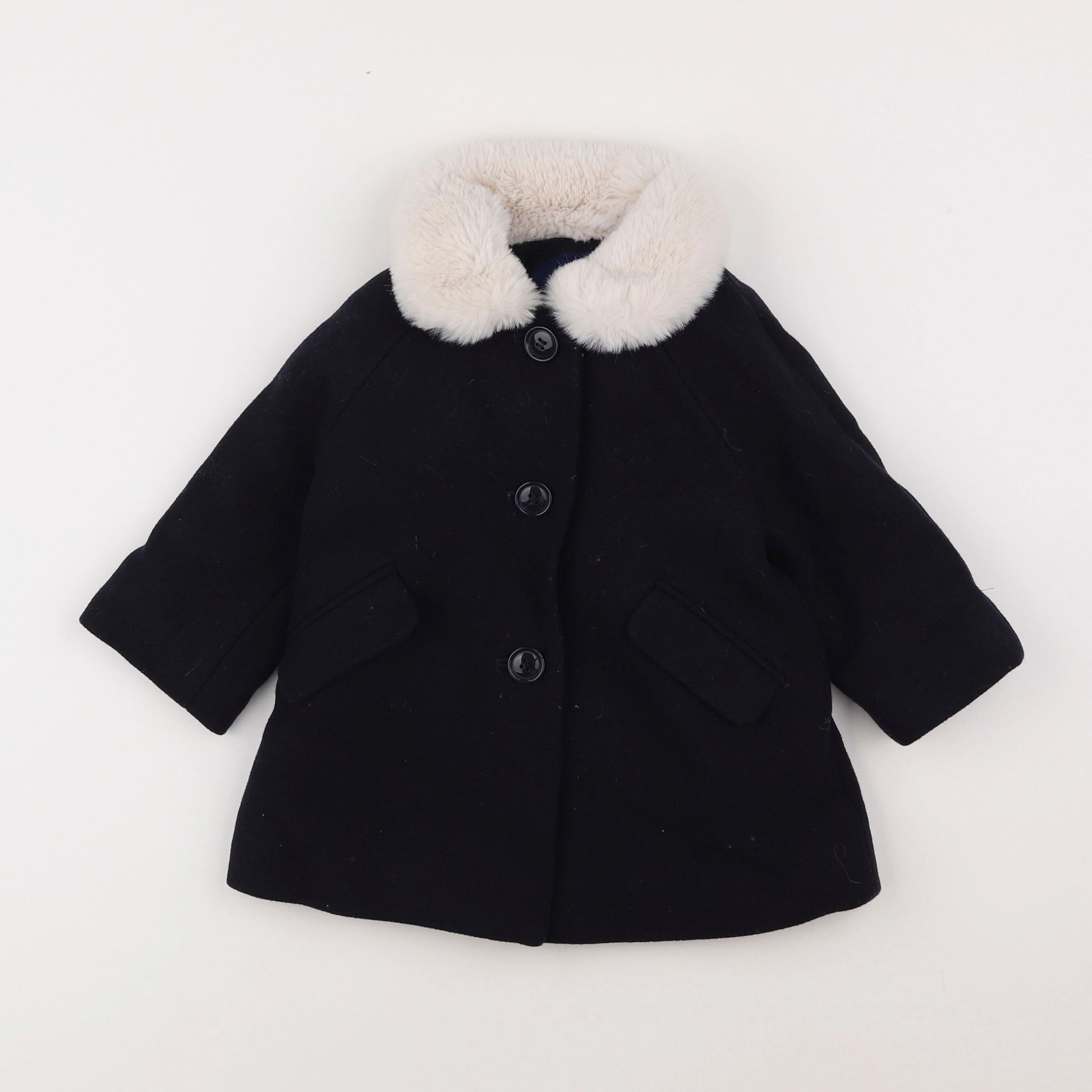 Jacadi - manteau bleu - 18 mois