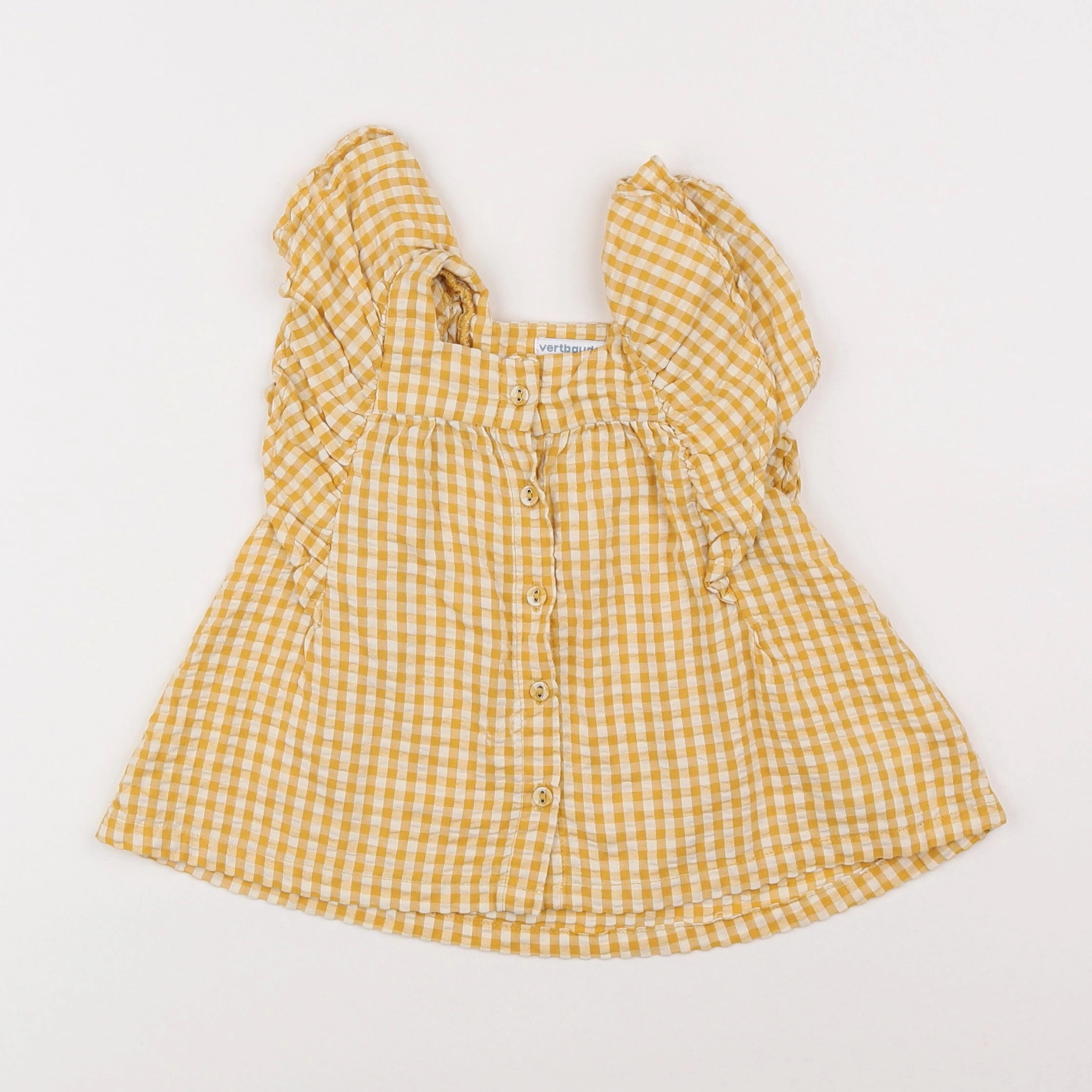 Vertbaudet - blouse jaune - 2 ans