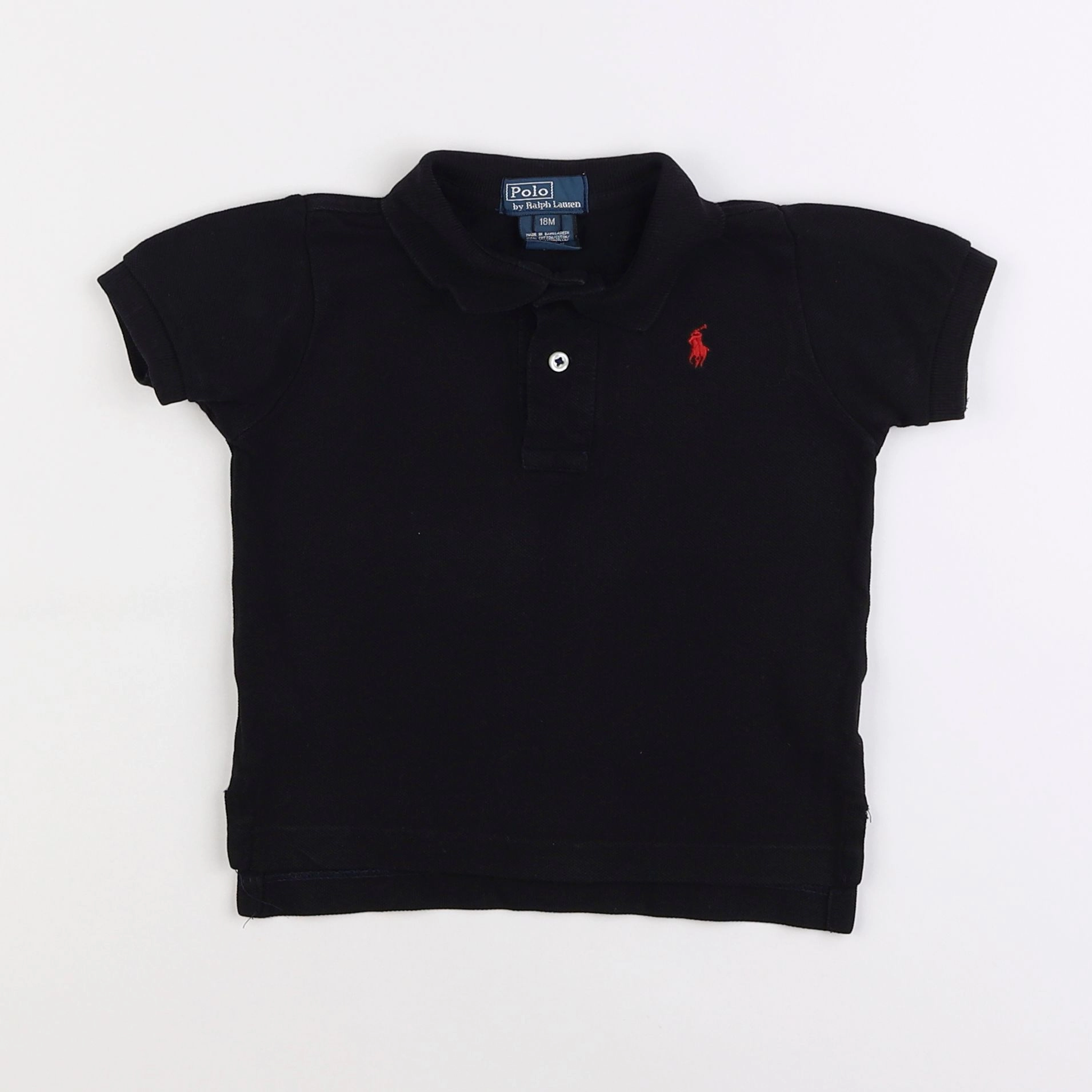 Ralph Lauren - polo bleu - 18 mois