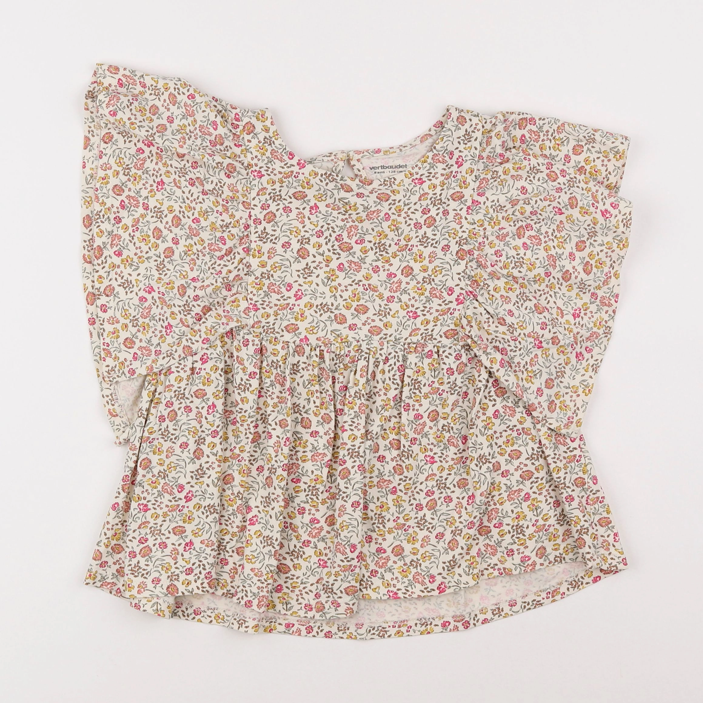 Vertbaudet - blouse multicolore - 8 ans