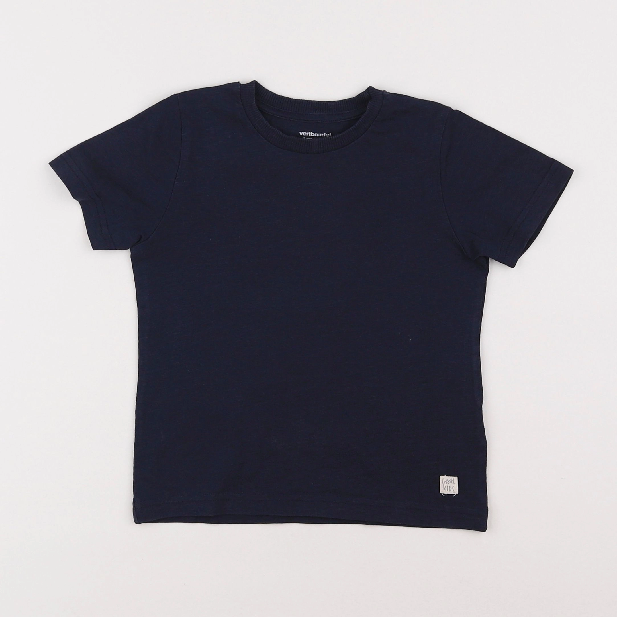 Vertbaudet - tee-shirt bleu - 5 ans