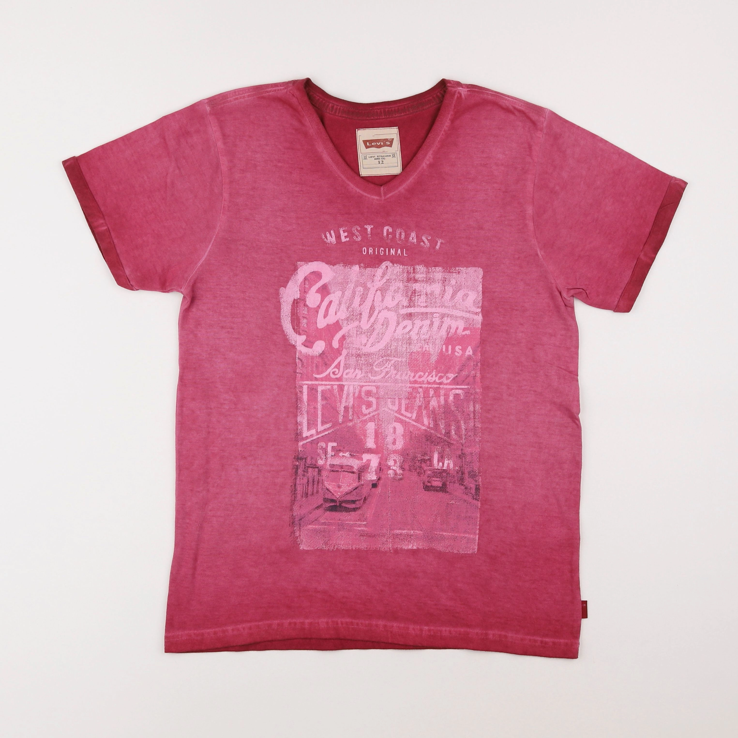 Levi's - tee-shirt rose - 12 ans