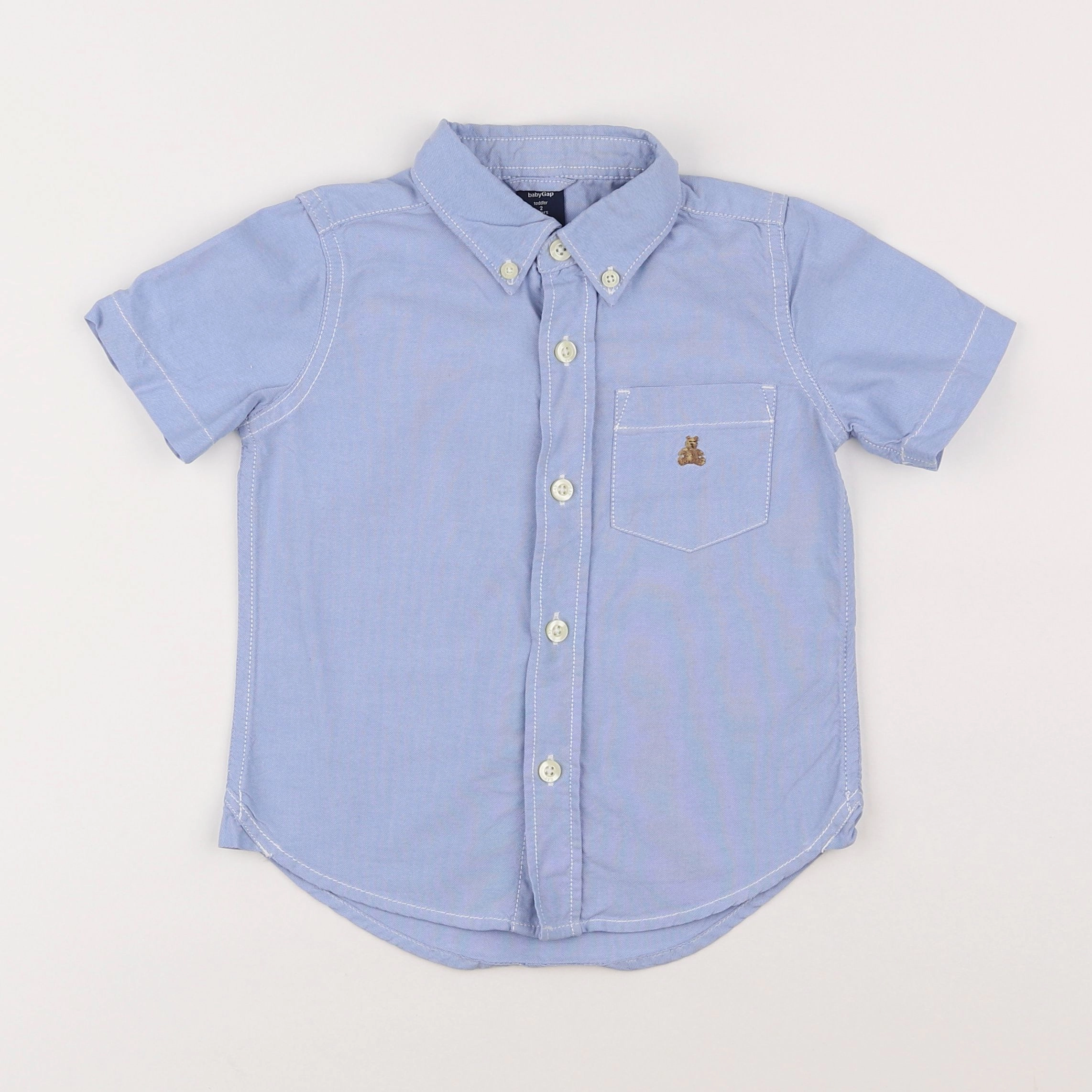 GAP - chemise bleu - 2 ans