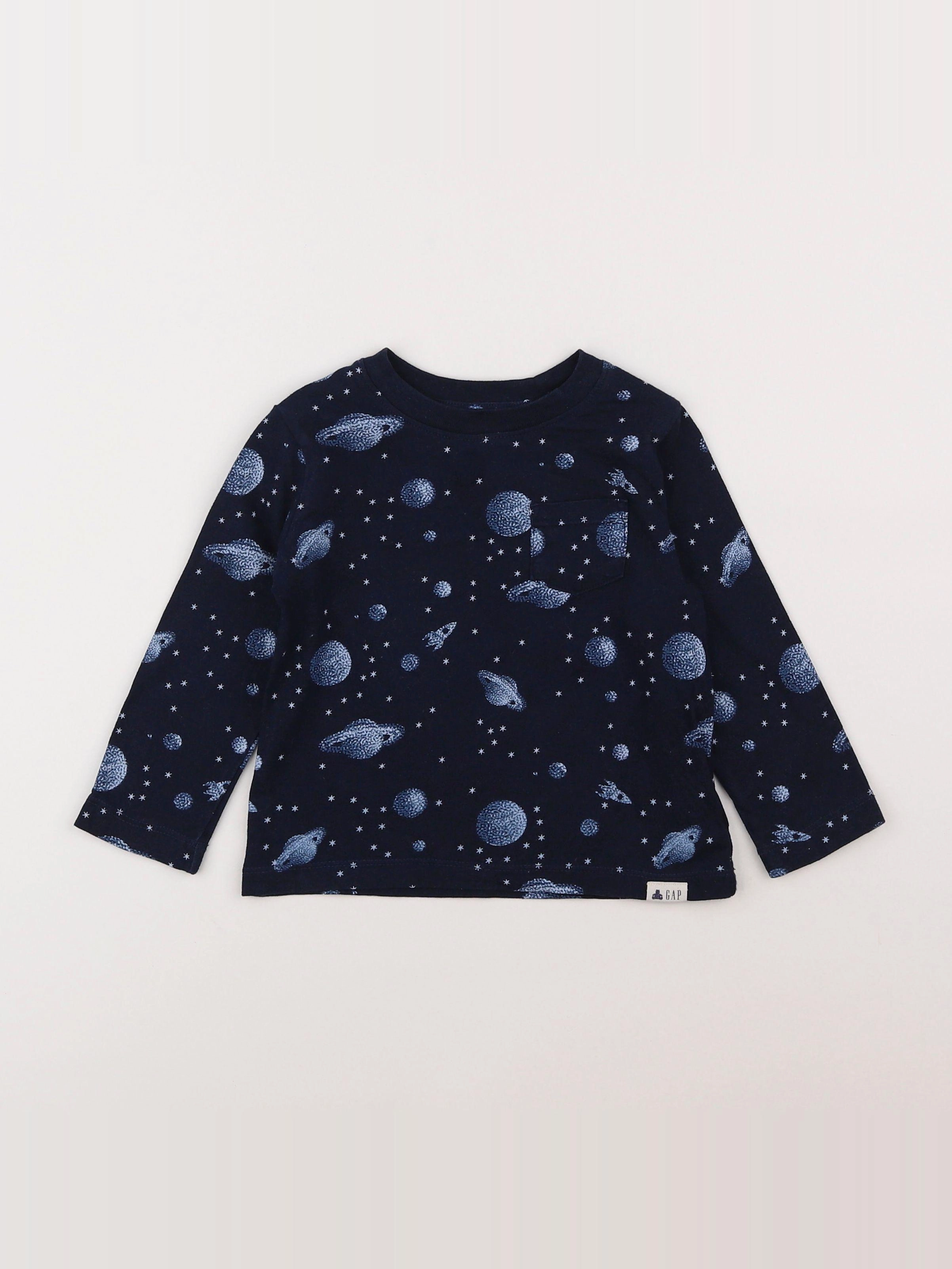 GAP - tee-shirt bleu - 18 mois à 2 ans