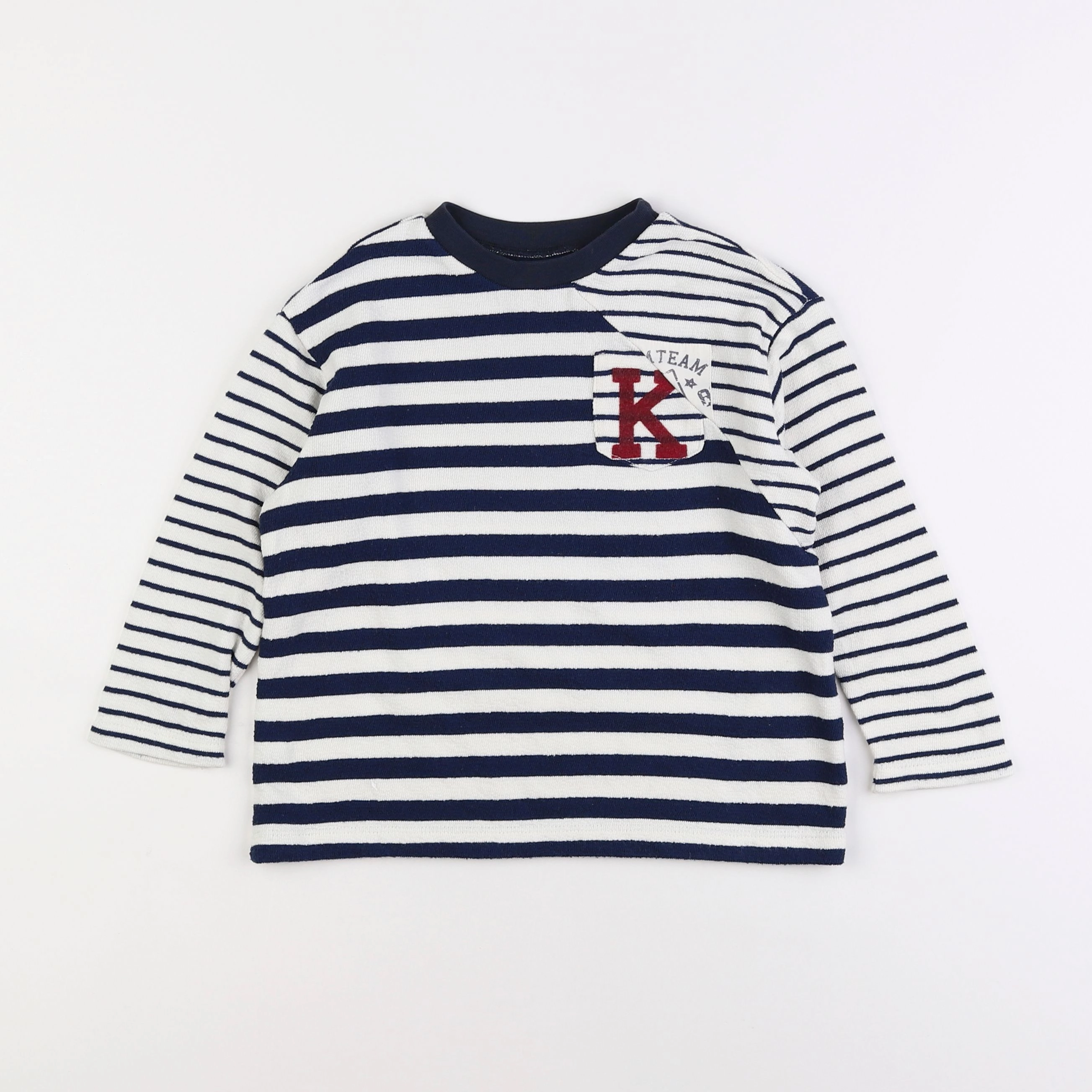 IKKS - tee-shirt imprimé au dos bleu - 4 ans