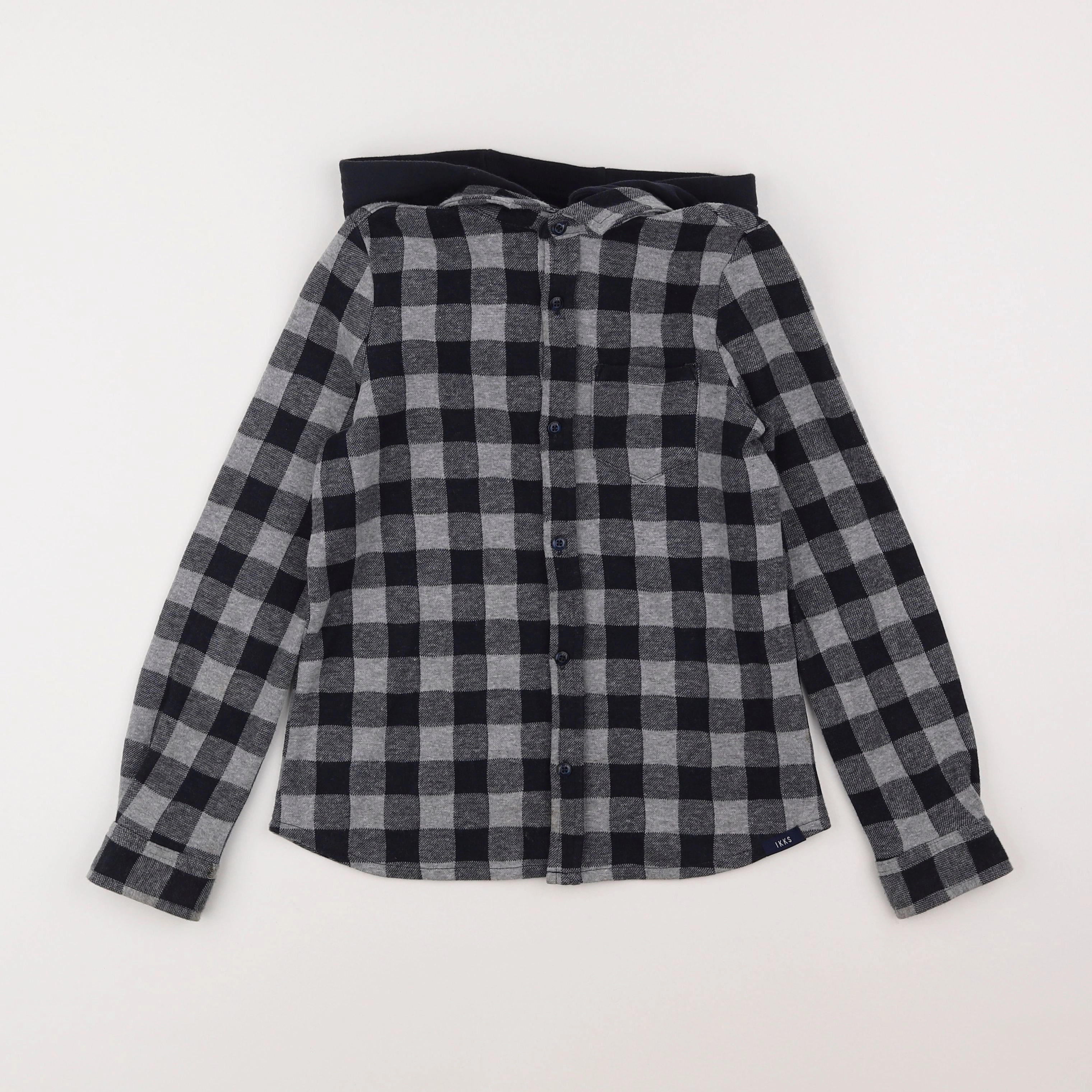 IKKS - chemise gris - 8 ans