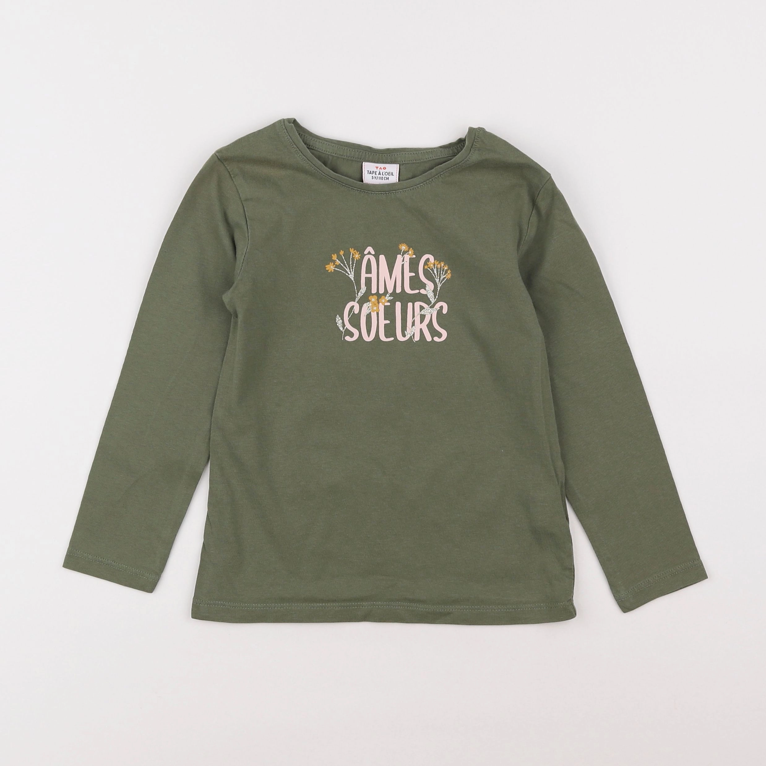 Tape à l'oeil - tee-shirt vert - 4/5 ans