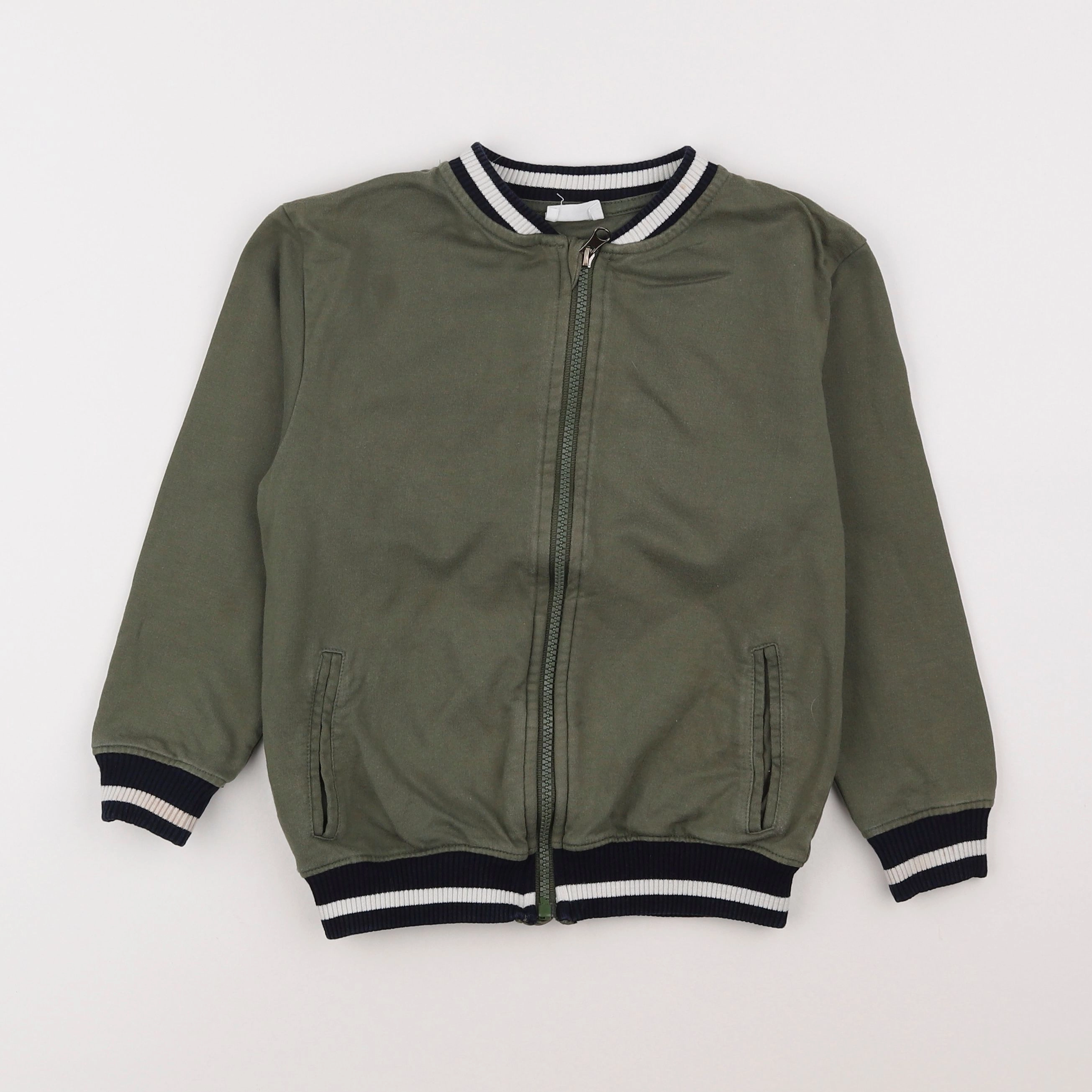 Little Cigogne - sweat vert - 8 ans