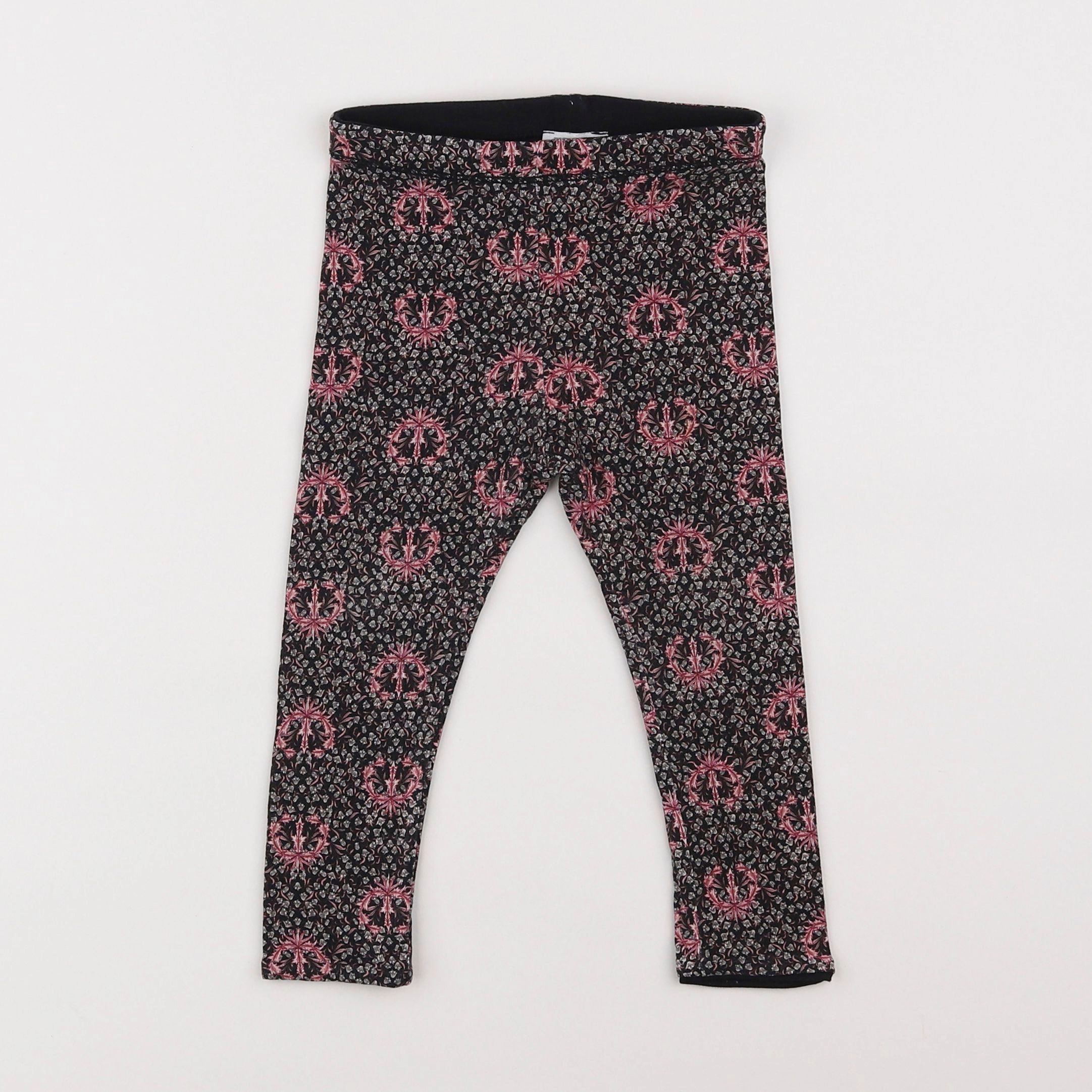 IKKS - legging réversible rose - 18 mois à 2 ans