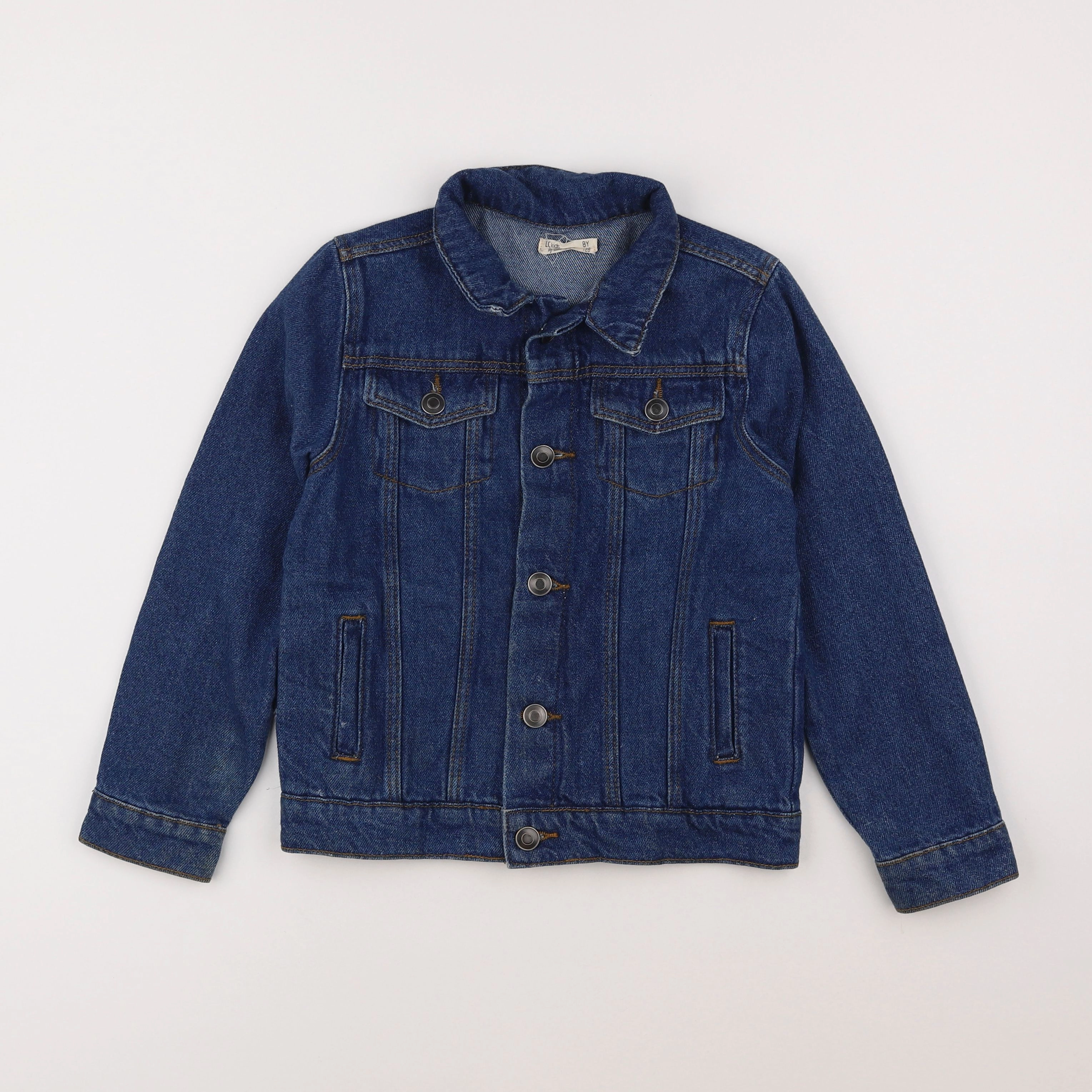 Little Cigogne - veste bleu - 8 ans