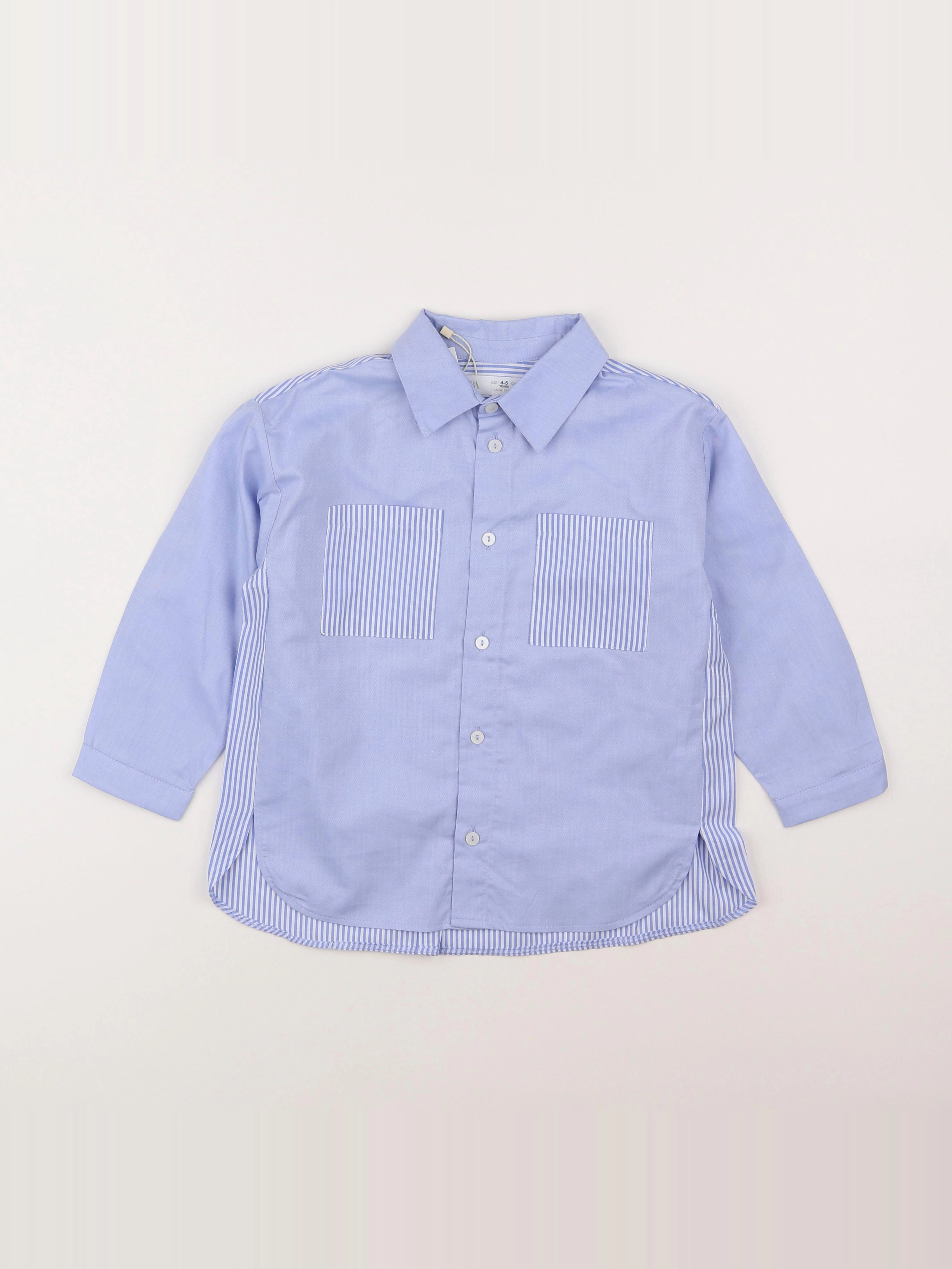 Zara - chemise bleu - 4/5 ans