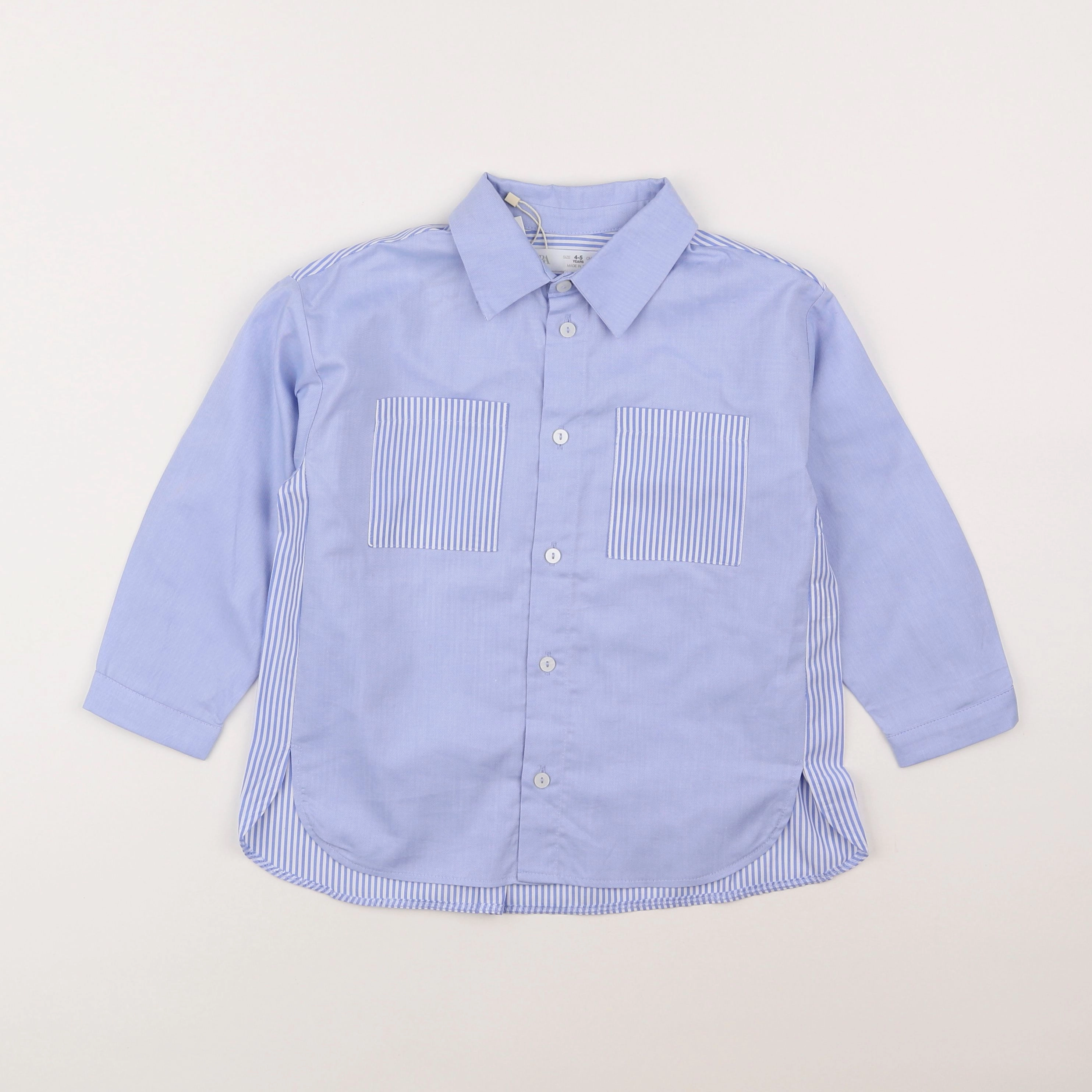 Zara - chemise bleu - 4/5 ans