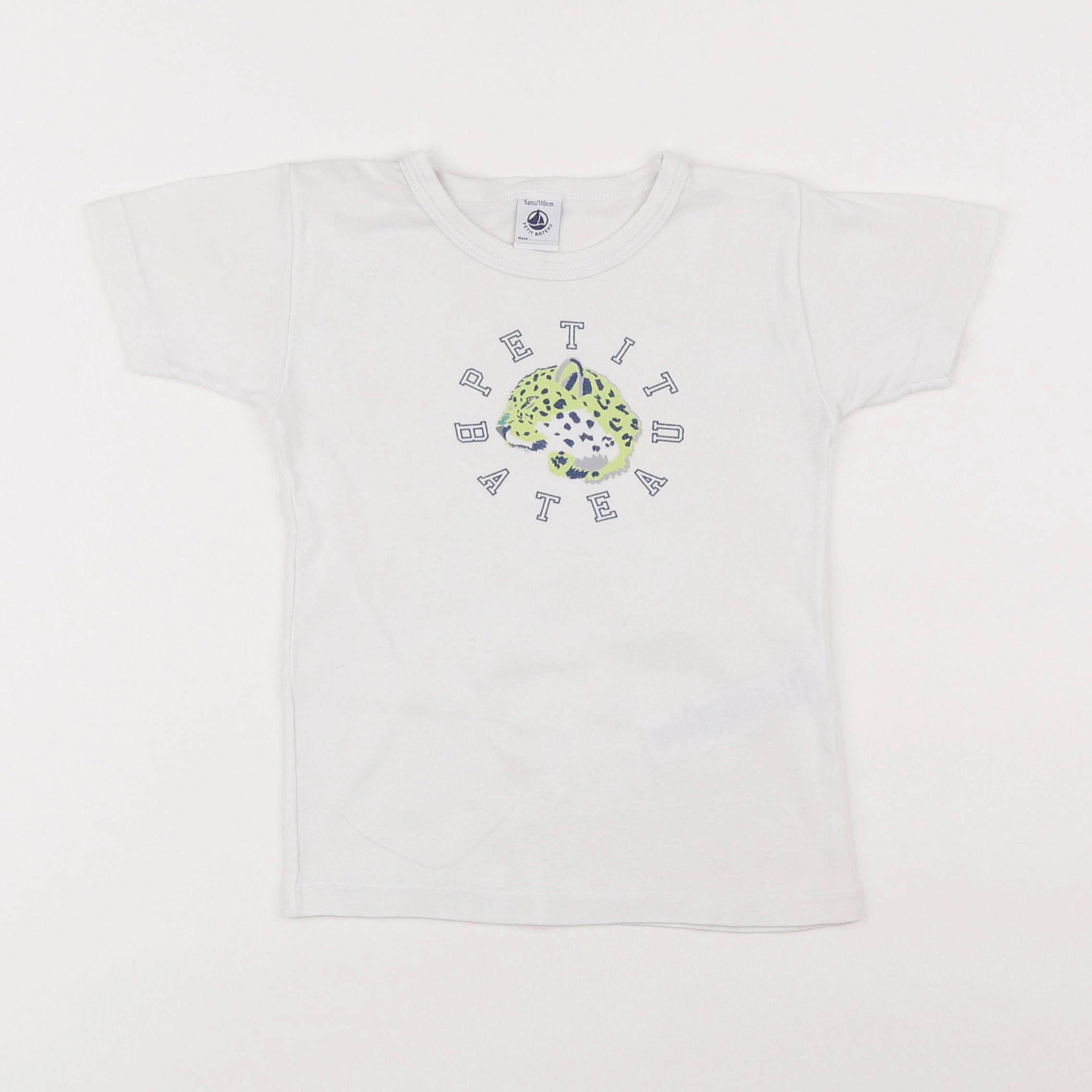 Petit Bateau - maillot de corps blanc - 5 ans