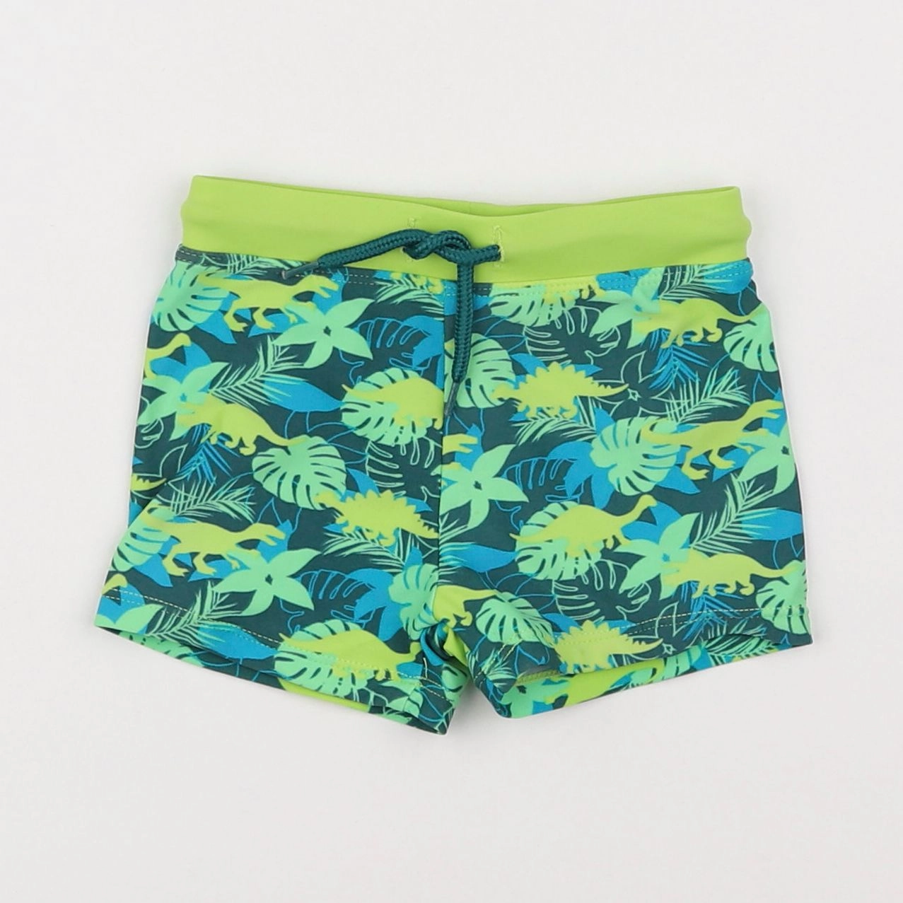 Vertbaudet - maillot de bain vert - 2 ans