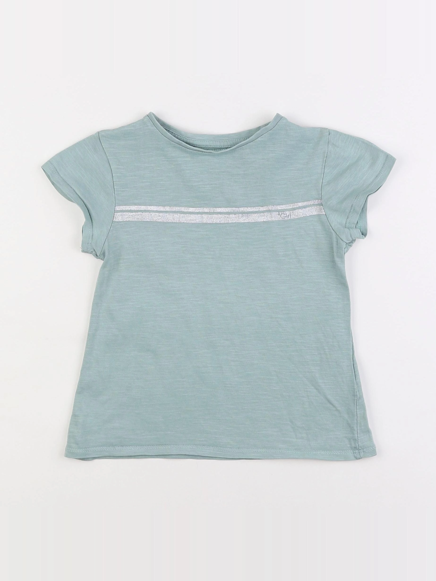 Vertbaudet - tee-shirt vert - 6 ans