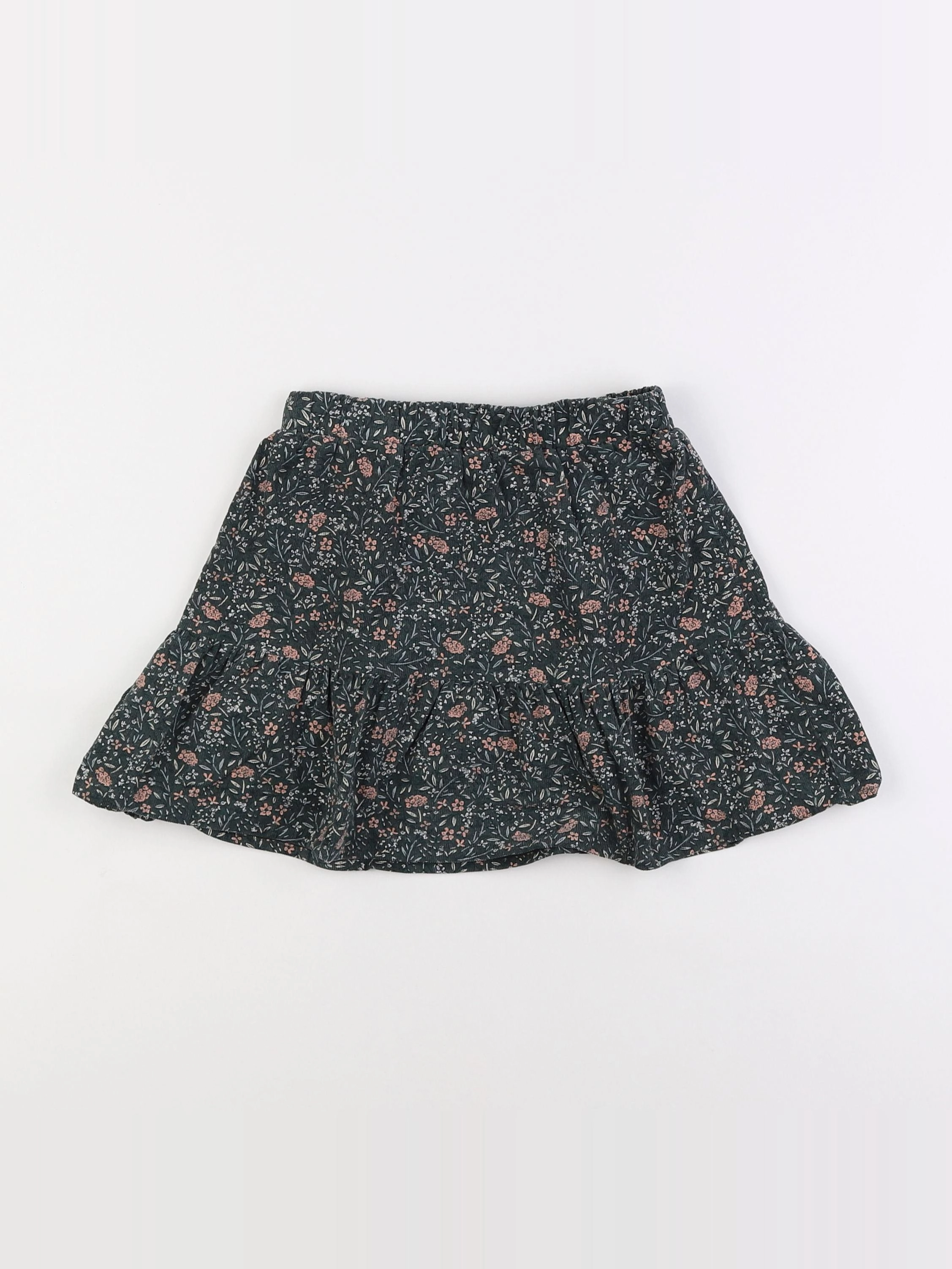 Vertbaudet - jupe gris - 7 ans