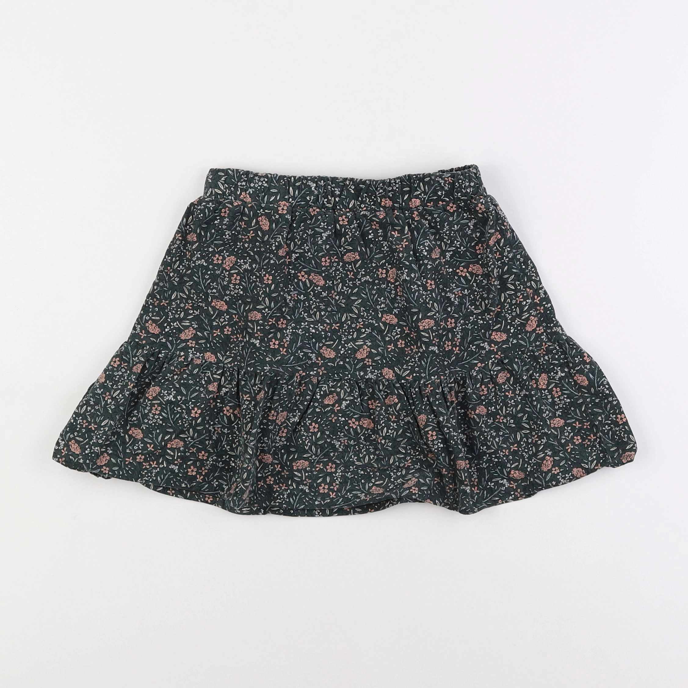 Vertbaudet - jupe gris - 7 ans