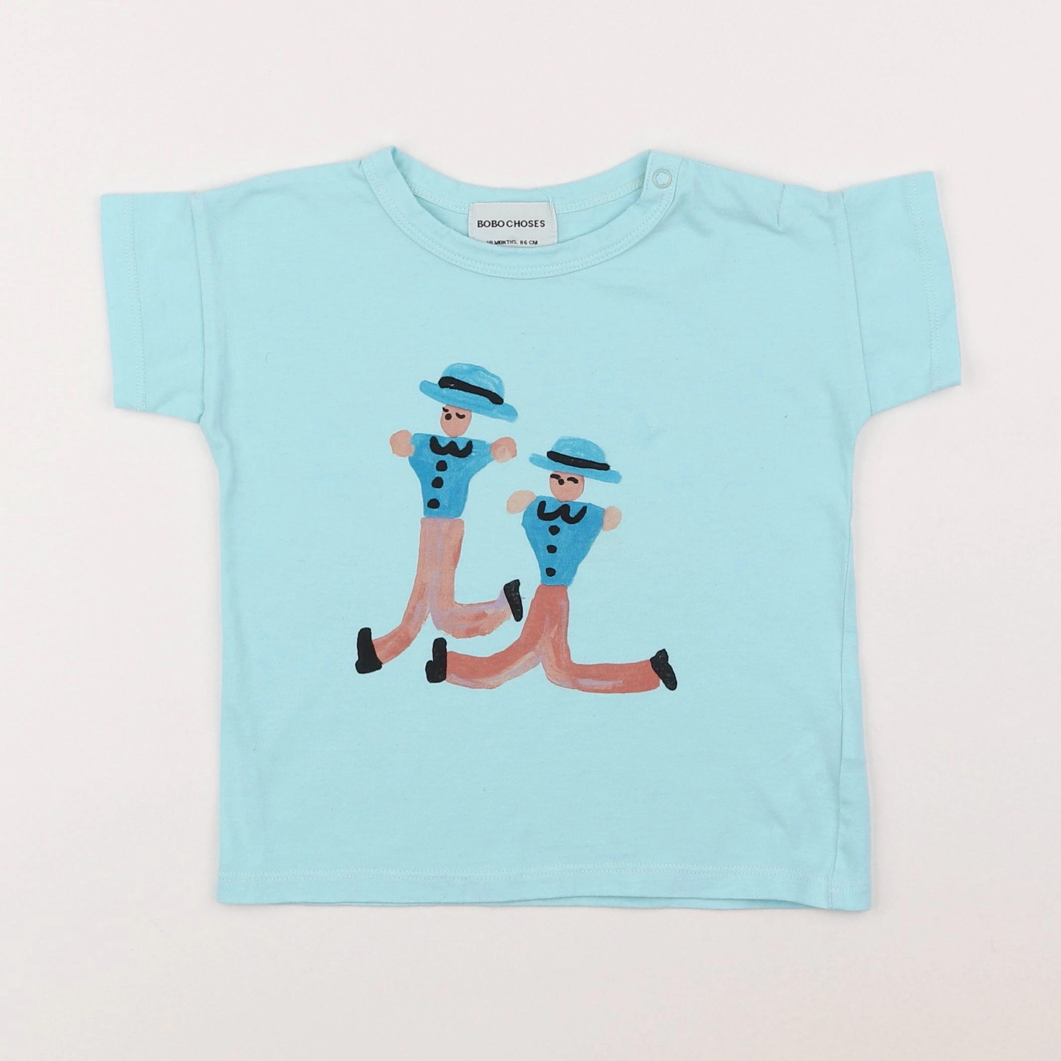 Bobo Choses - tee-shirt bleu - 18 mois