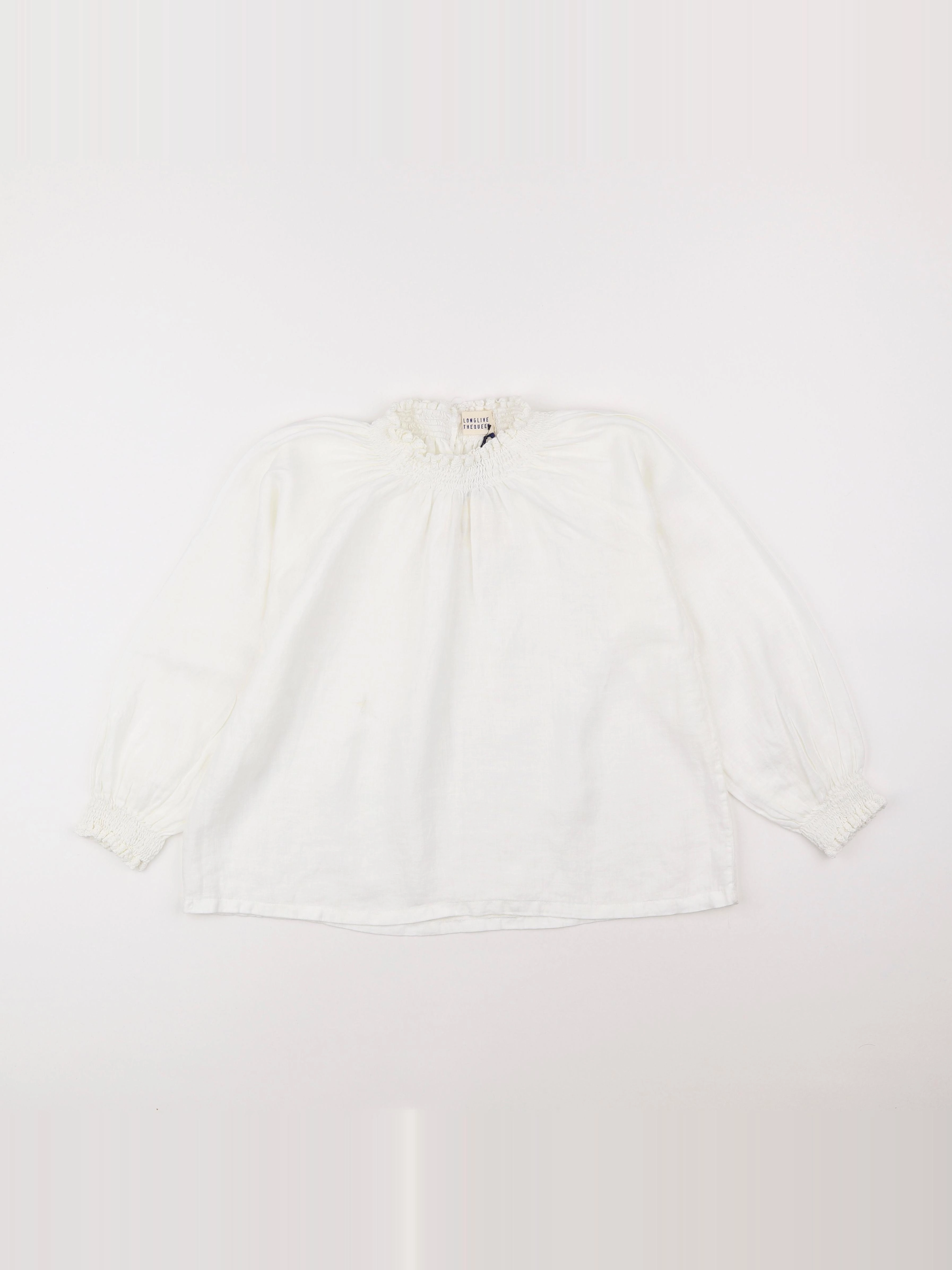Longlivethequeen - blouse blanc - 10 ans