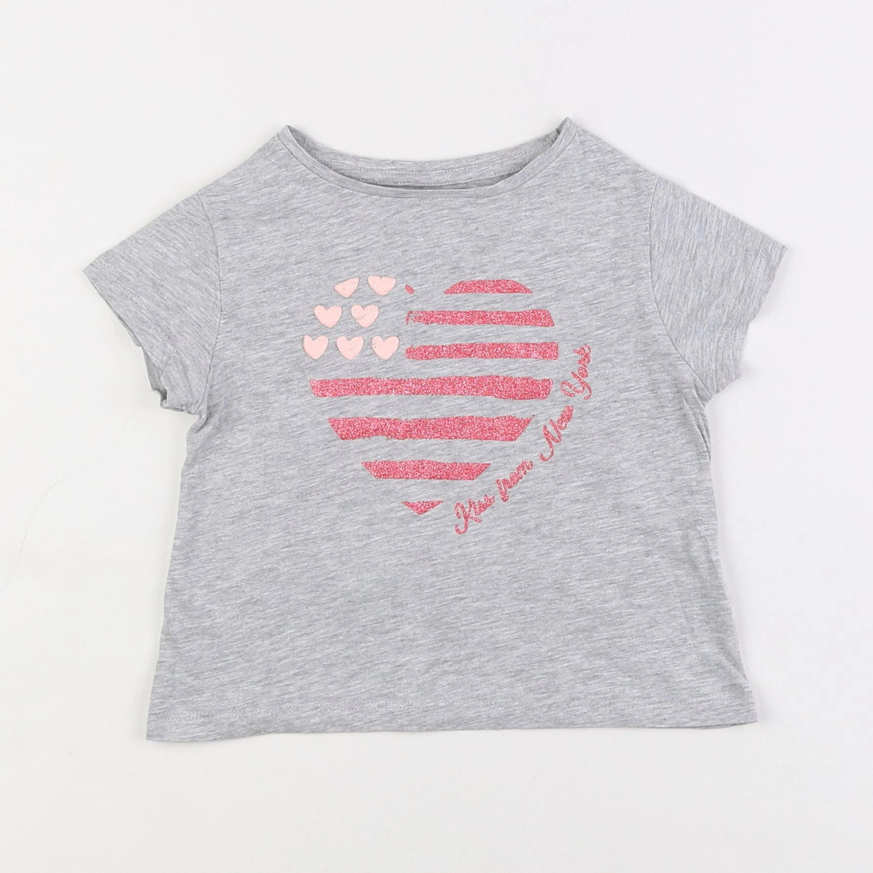 Vertbaudet - tee-shirt gris - 3 ans