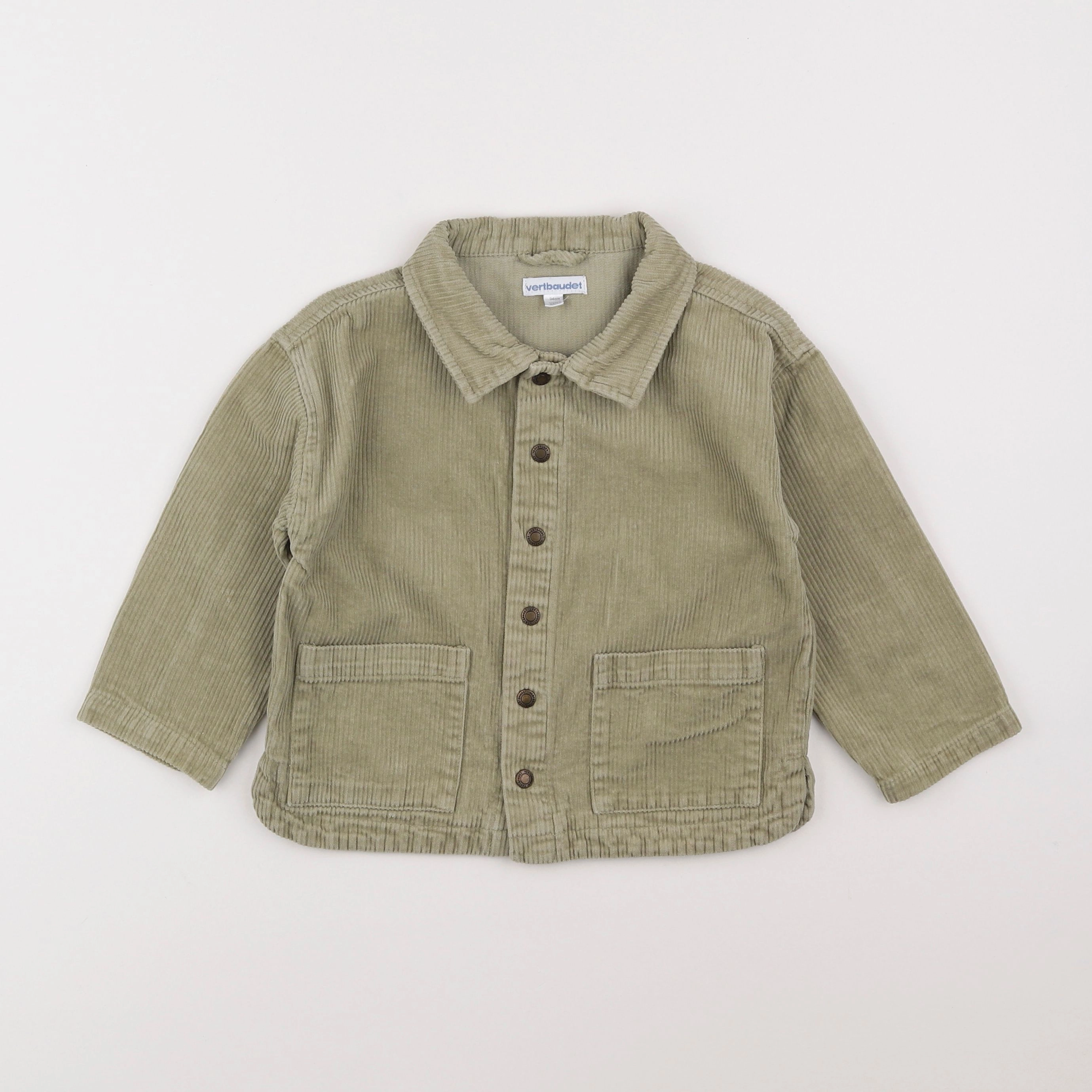 Vertbaudet - chemise vert - 3 ans