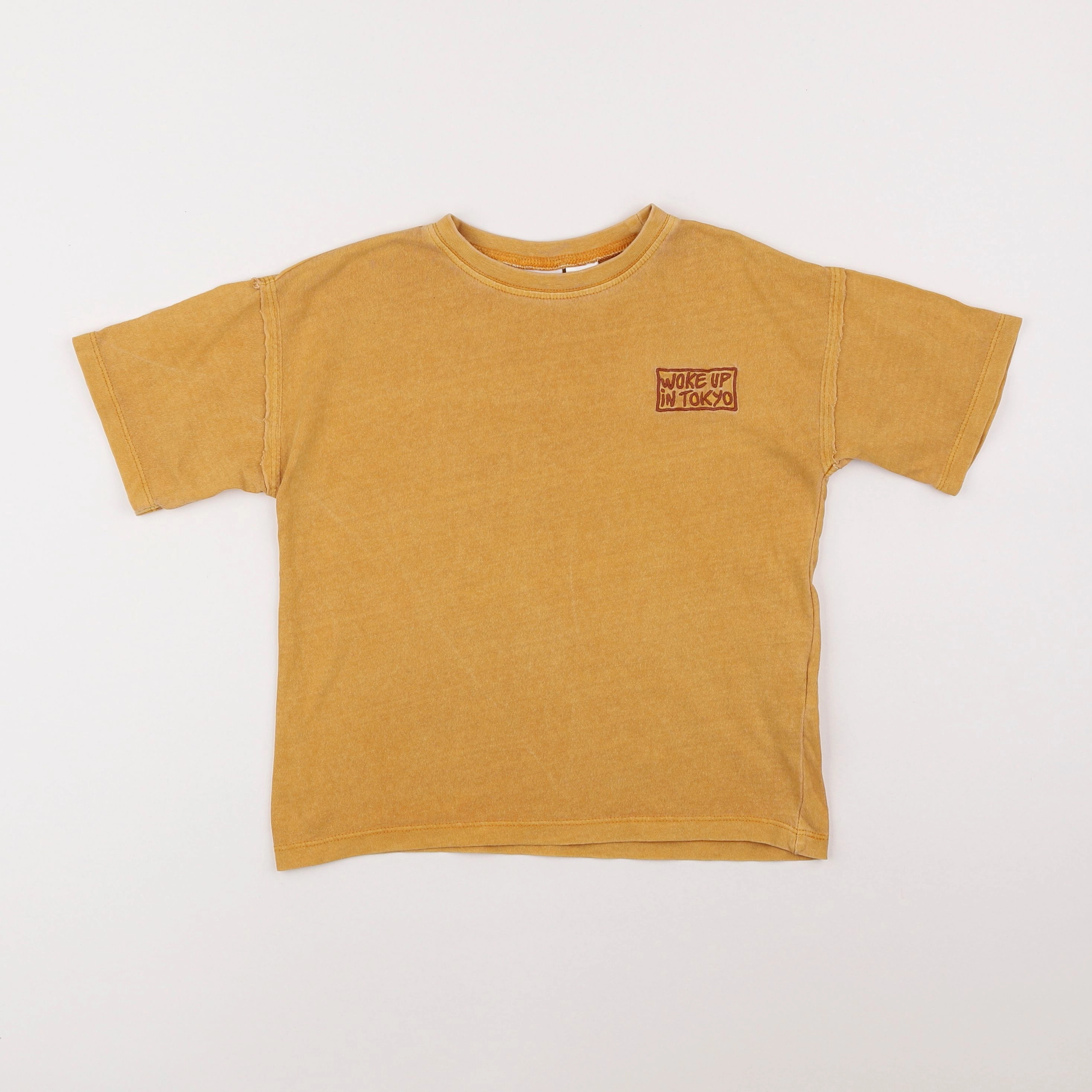 Zara - tee-shirt orange - 3/4 ans