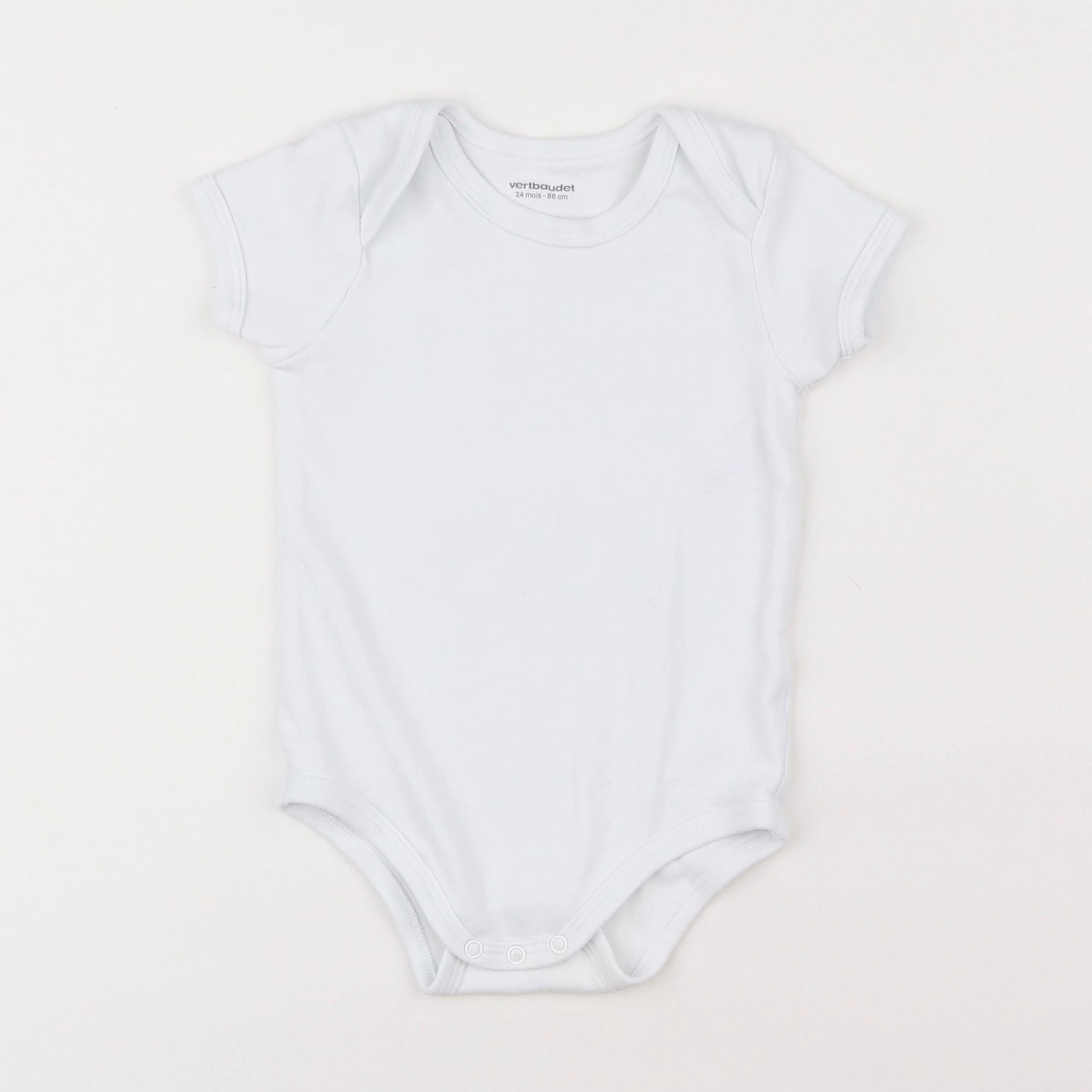 Vertbaudet - body blanc - 2 ans