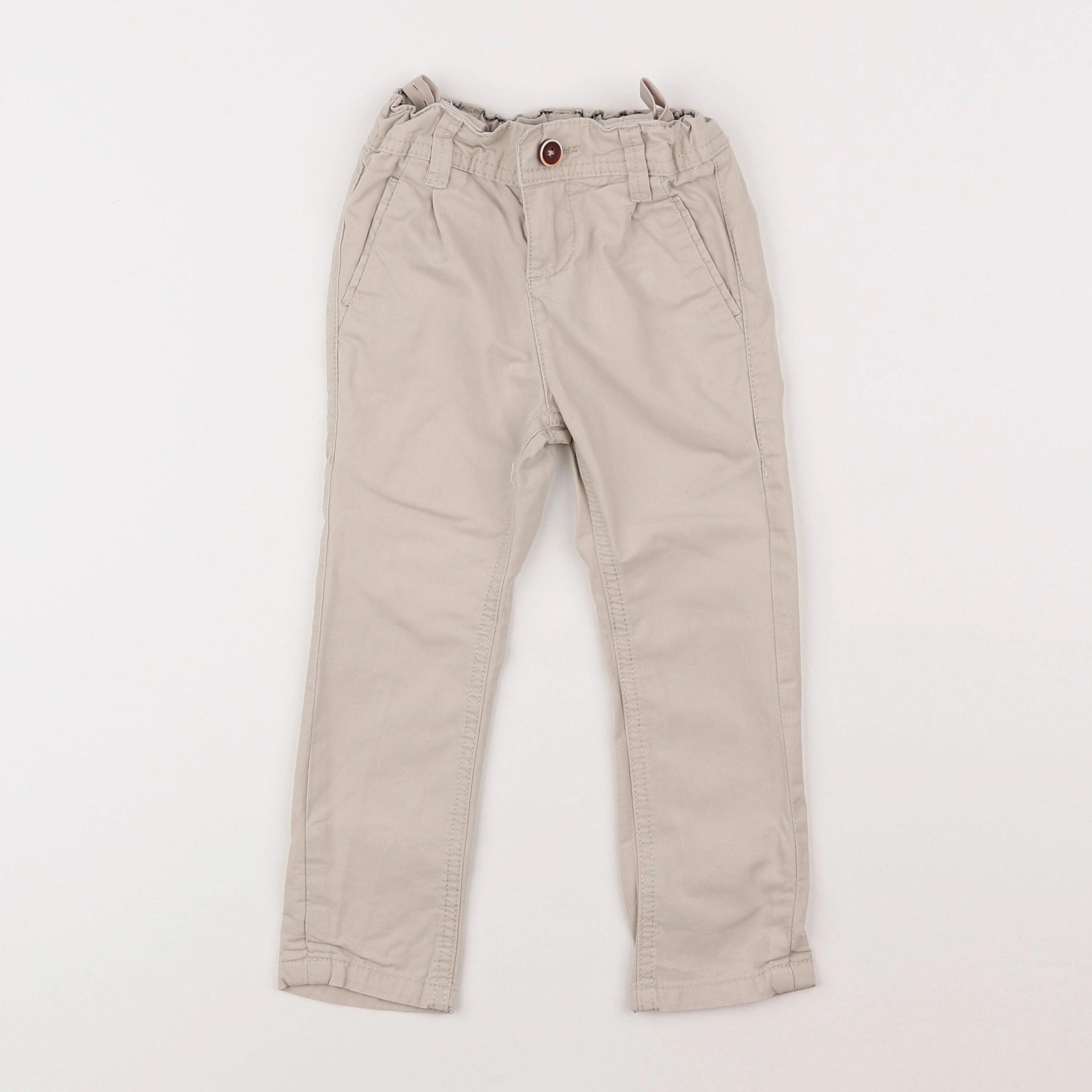 Vertbaudet - pantalon beige - 2 ans