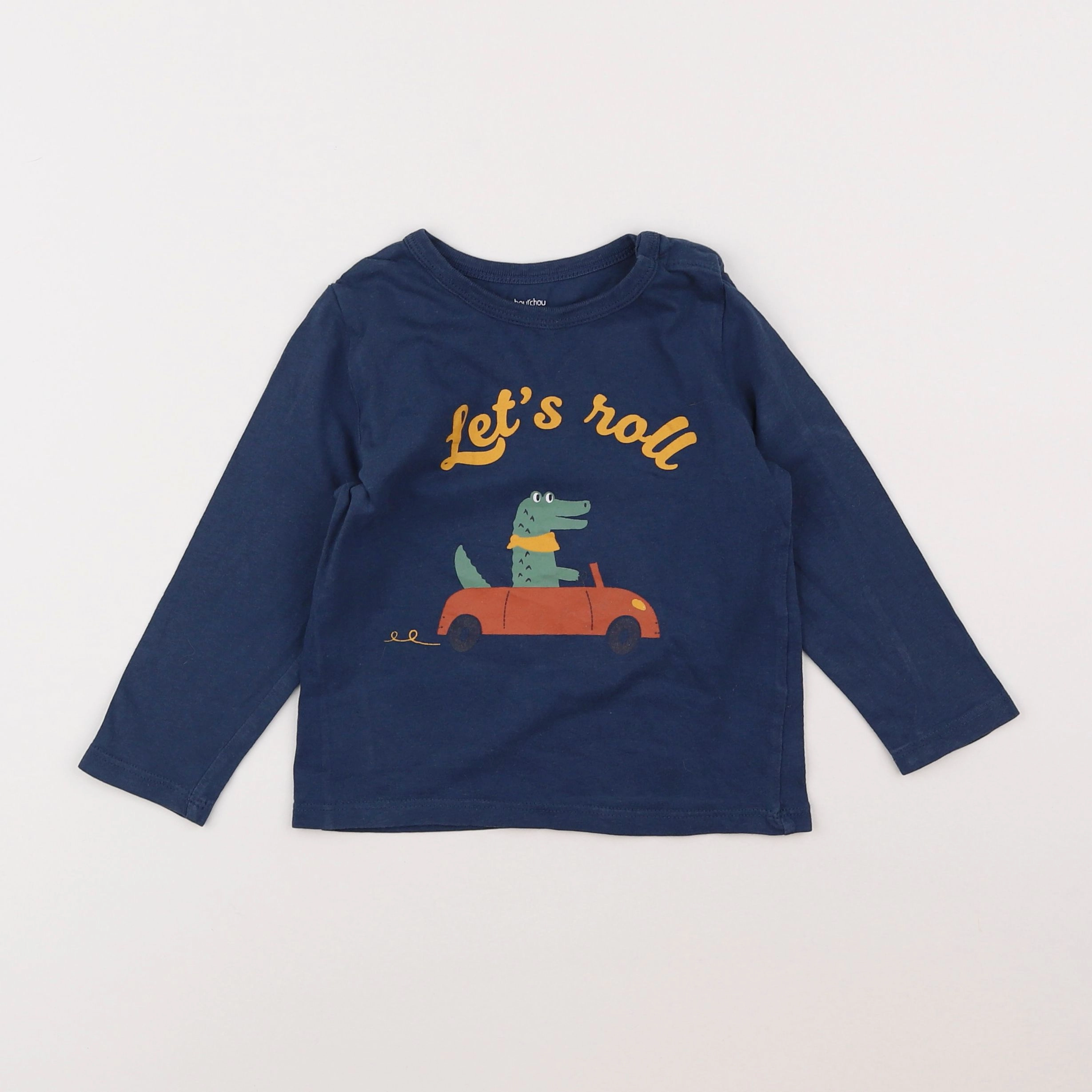 Boutchou - tee-shirt bleu - 2 ans