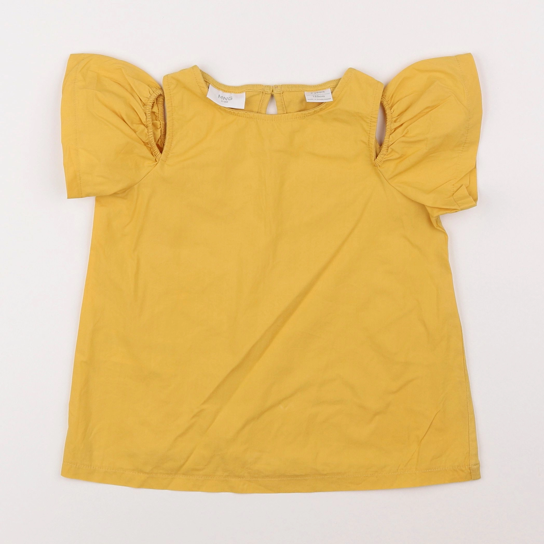 Mango - blouse jaune - 7 ans