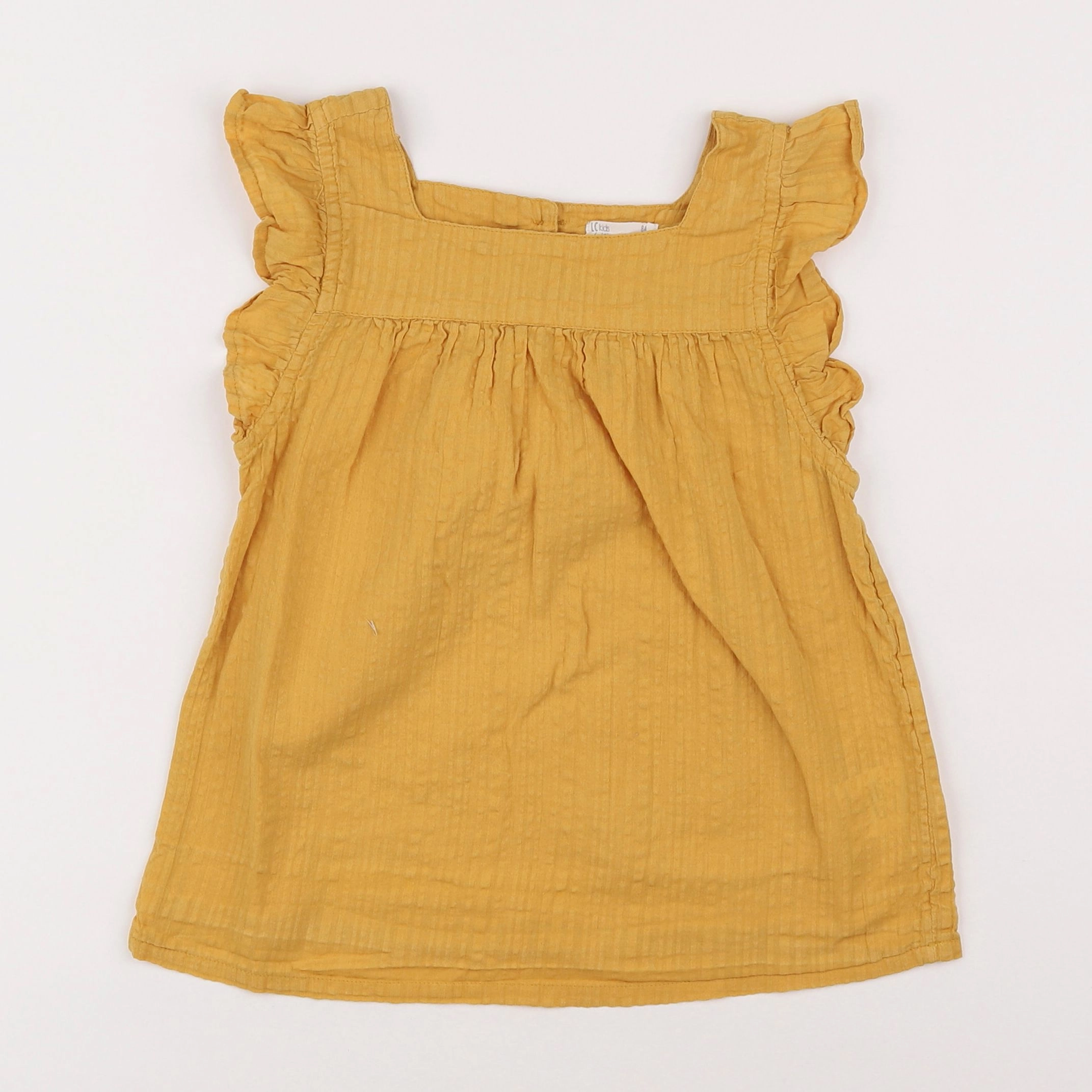 Little Cigogne - blouse orange - 8 ans