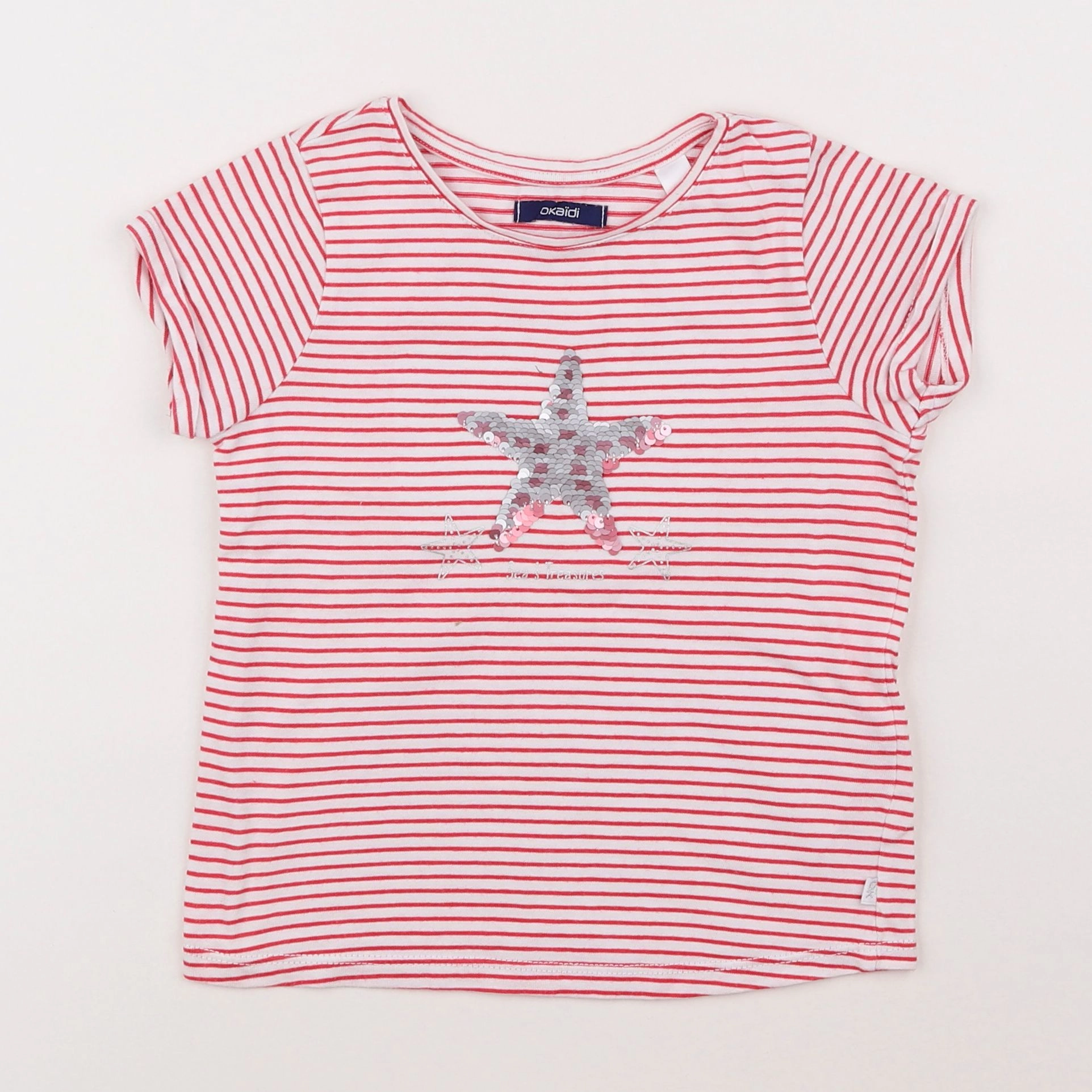 Okaidi - tee-shirt multicolore - 6 ans