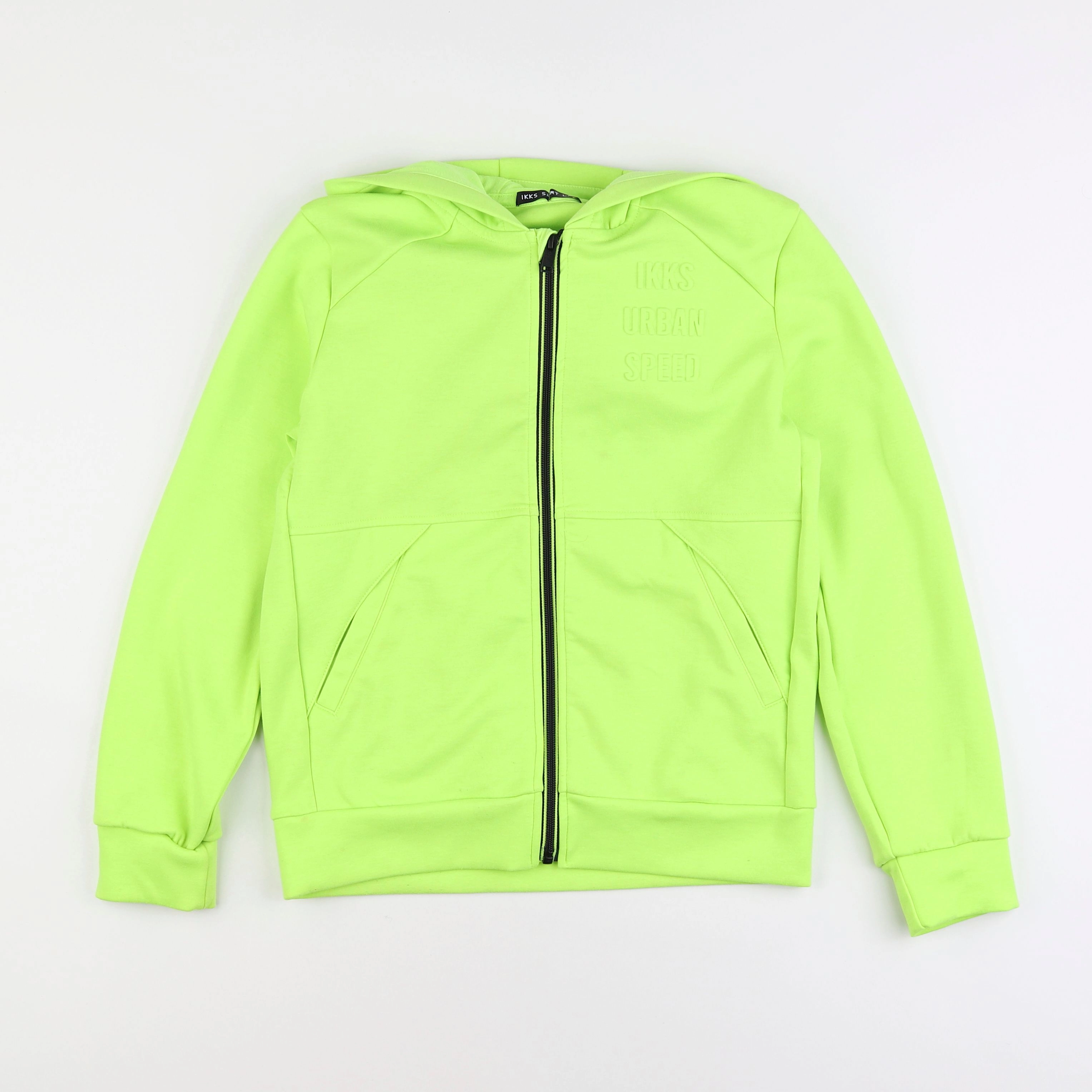 IKKS - sweat jaune fluo - 12 ans