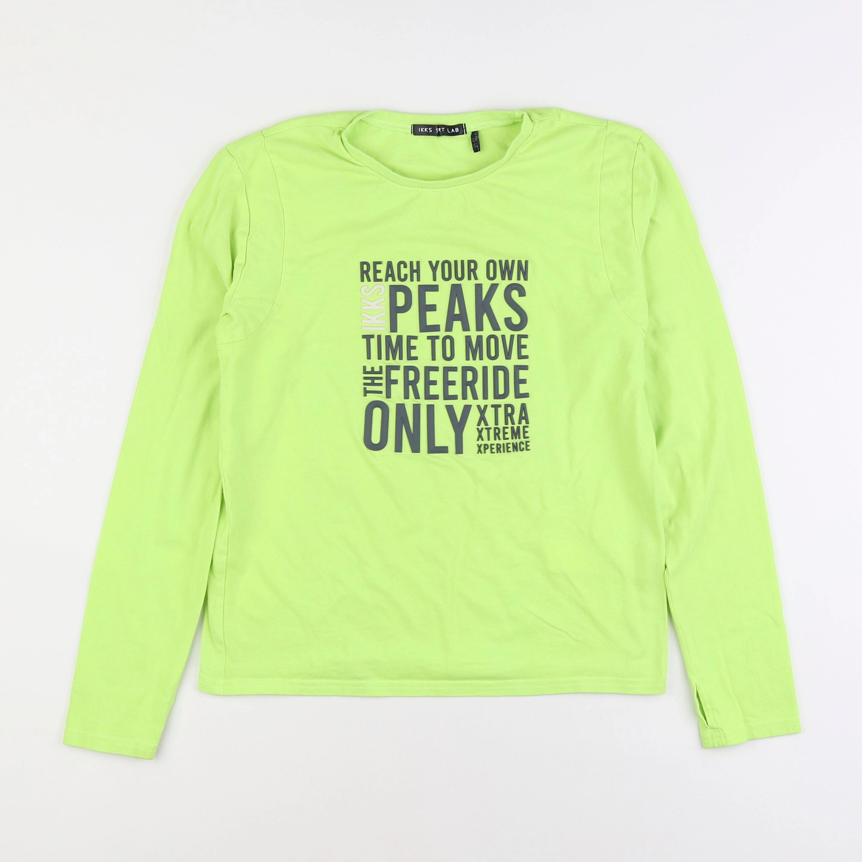 IKKS - tee-shirt jaune fluo - 12 ans